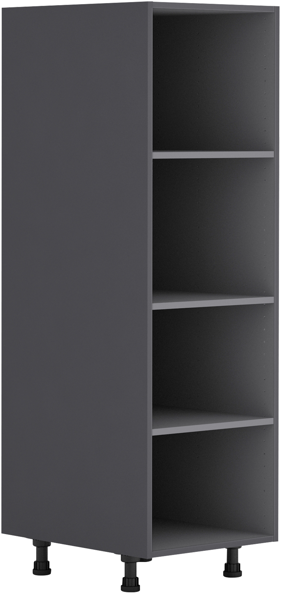 Mueble media columna gris delinia id 45x137,6 cm