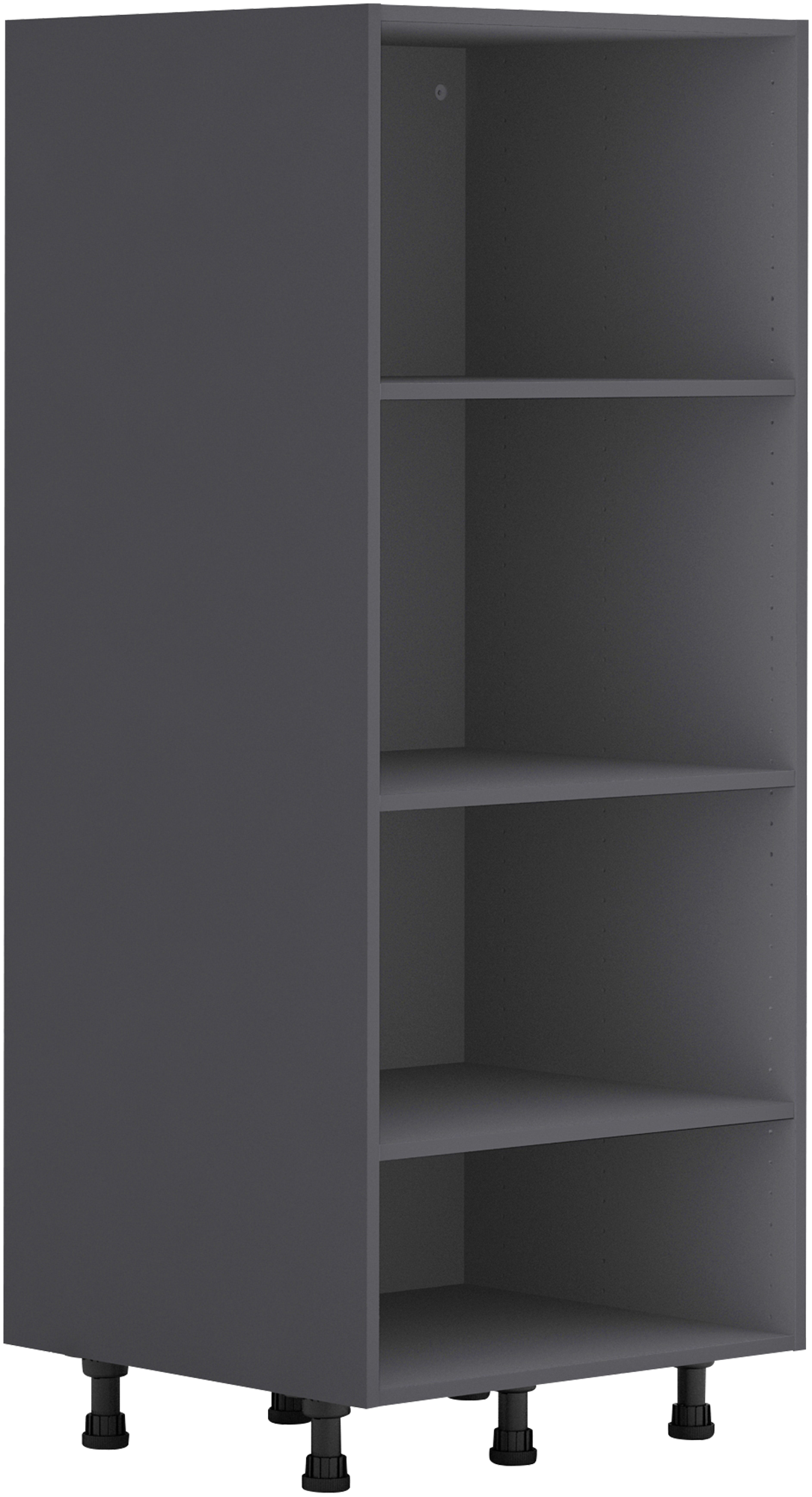Mueble media columna gris delinia id 60x137,6 cm