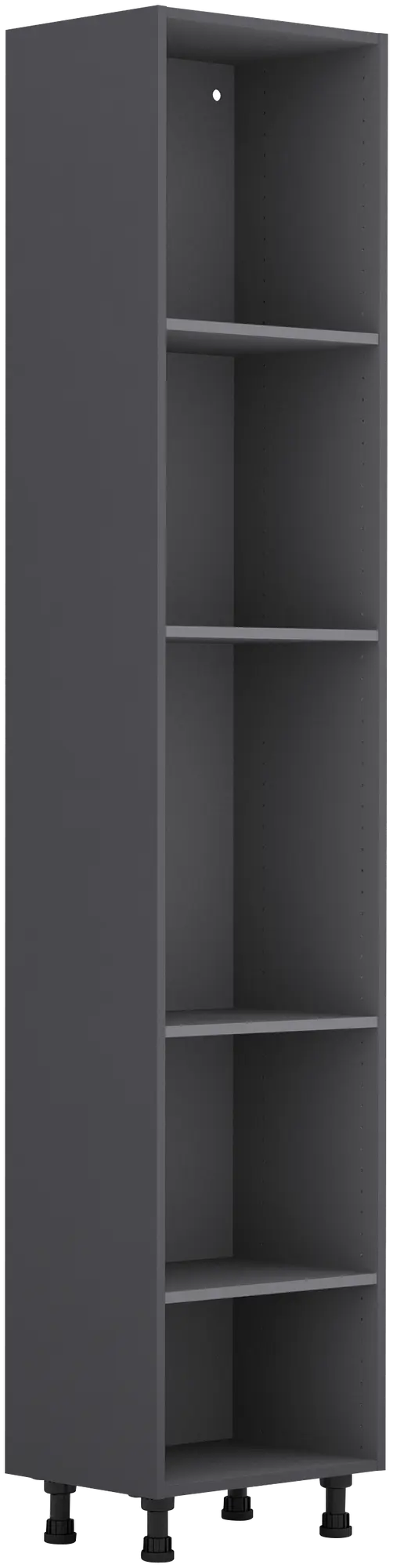 Armario cocina gris delinia id 45x214,4 cm
