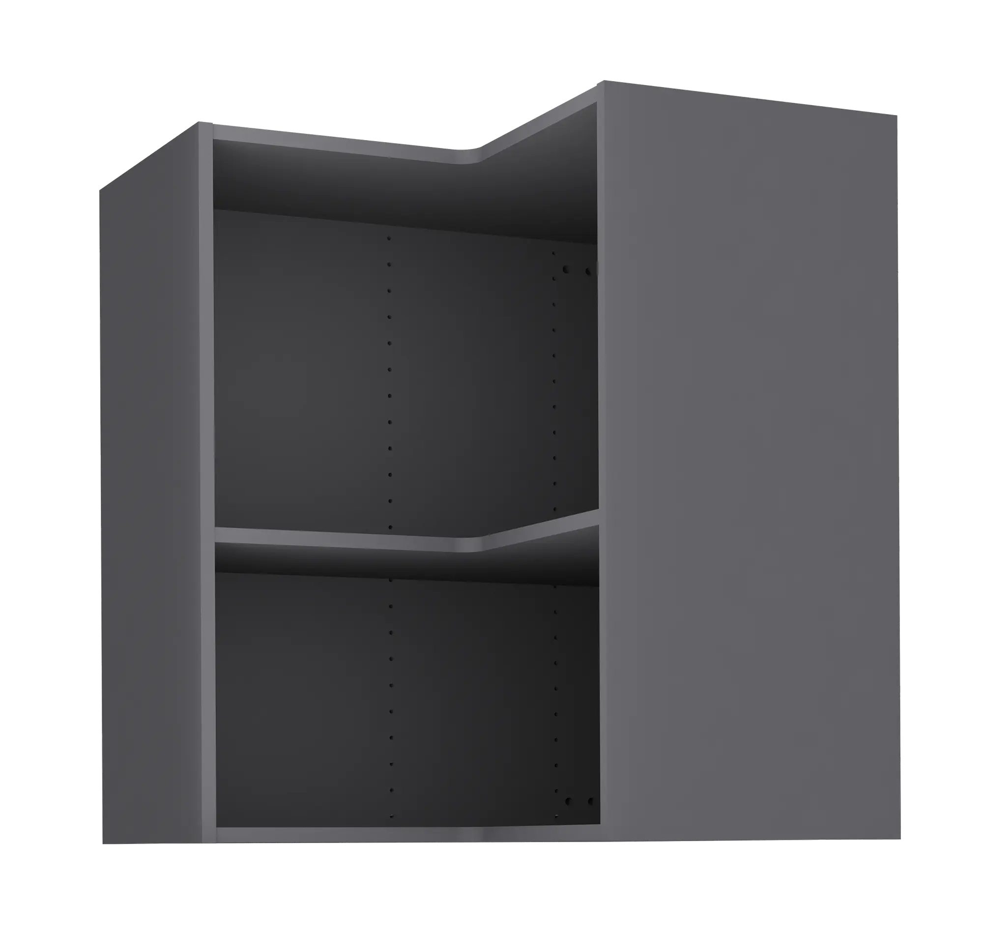 Mueble superior angular gris delinia id 67x76,8 cm