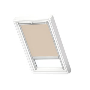 Cortina para ventana de techo Manual marrón 140x114 cm