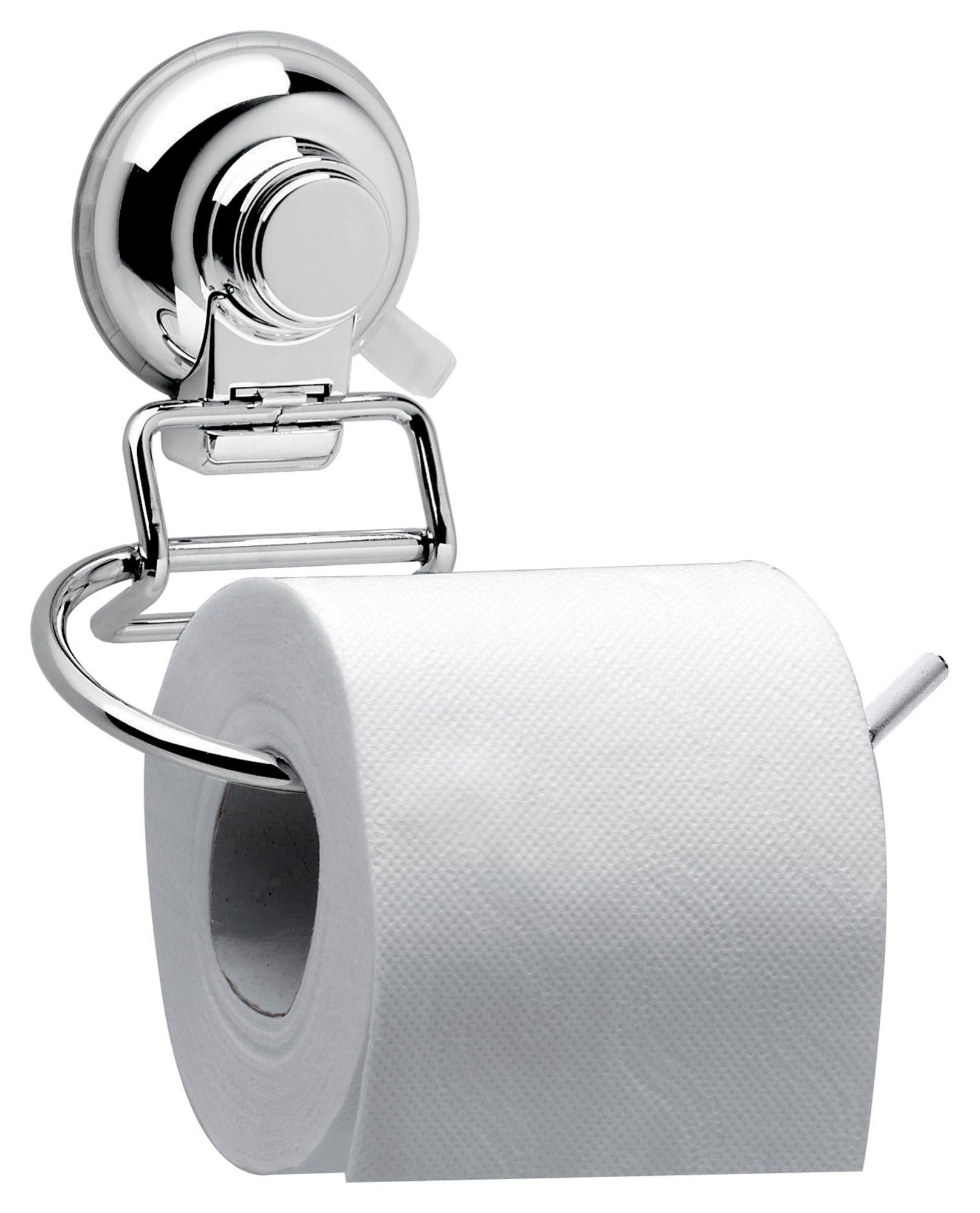 Portarrollo wc hot gris cromado brillante 16x15.5 cm de la marca GEDY