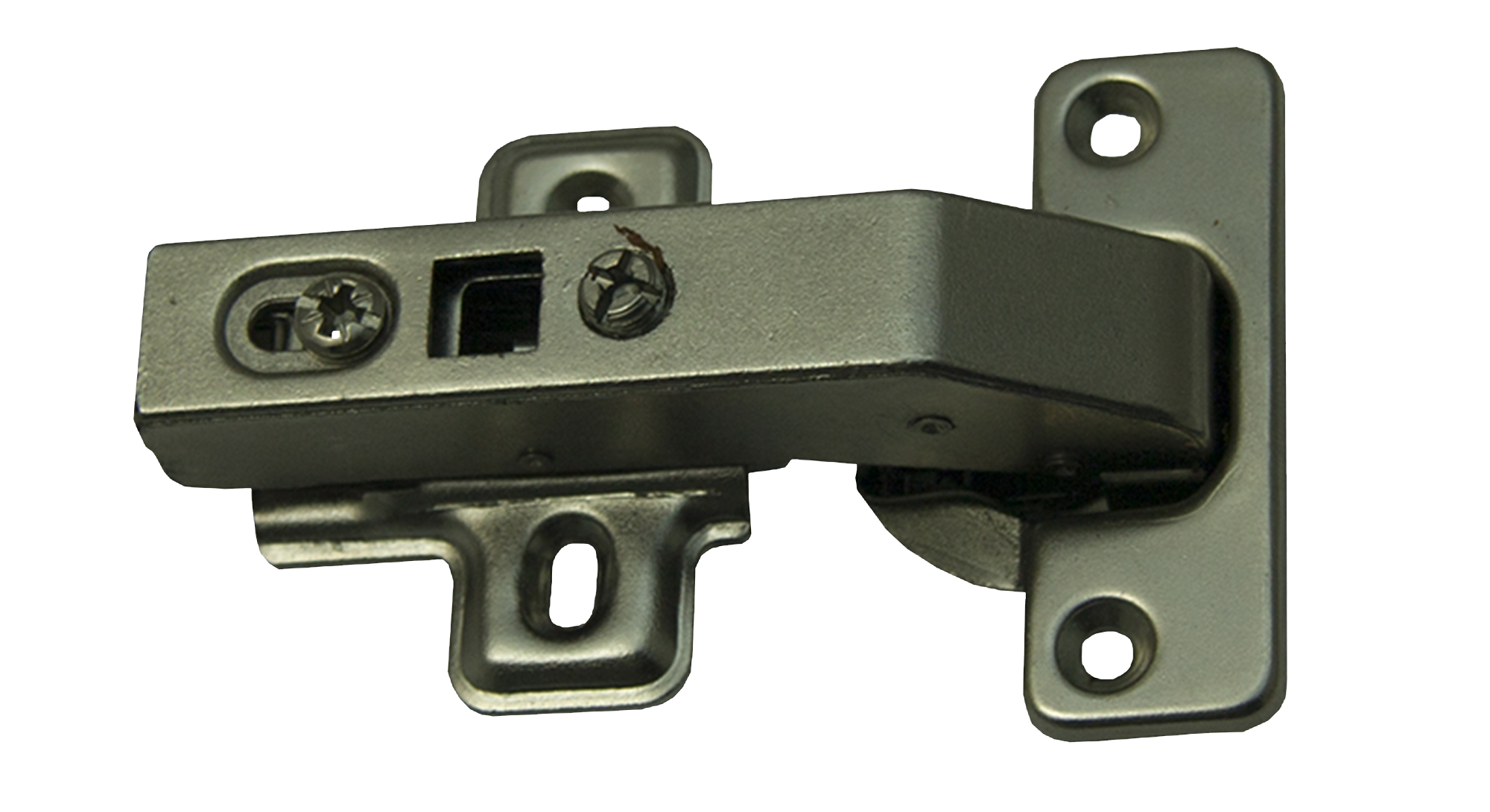 2 bisagra rectangular de acero cromado y 65x100 mm