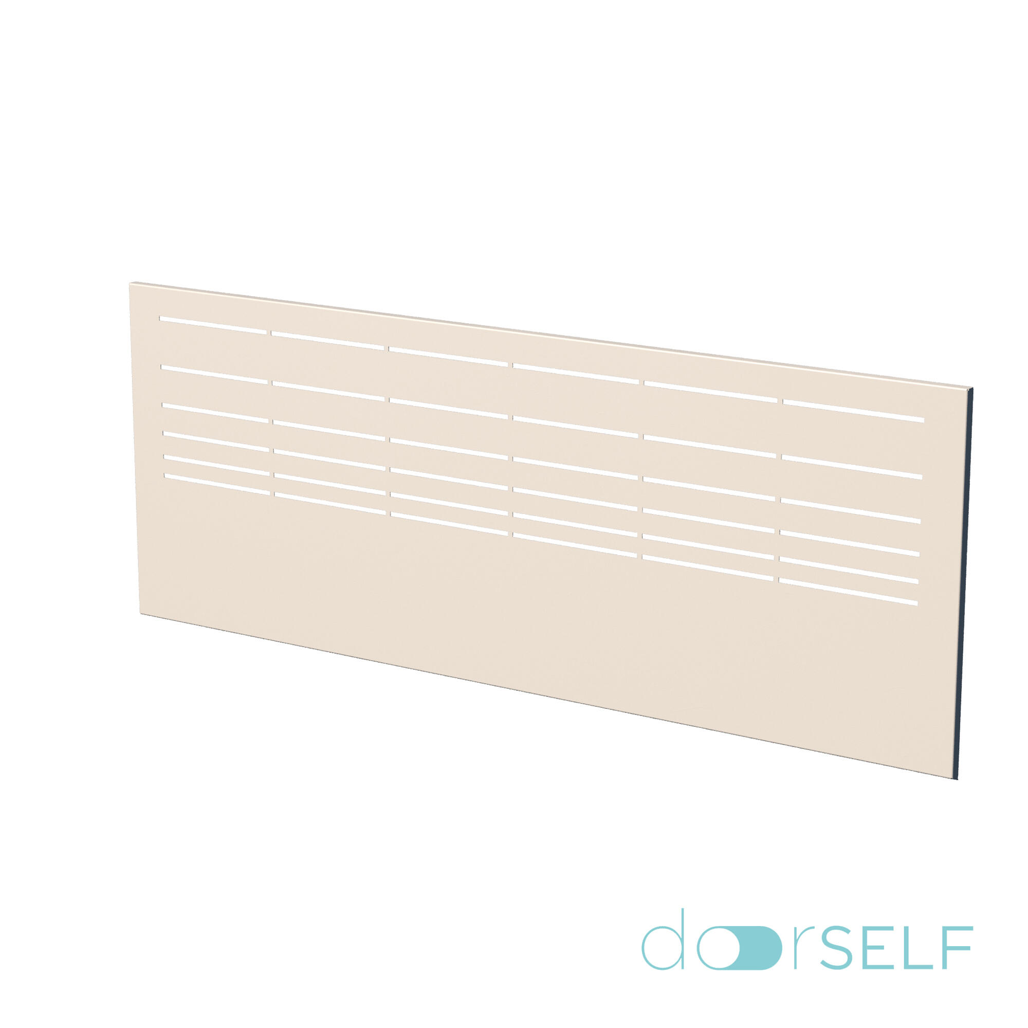 Valla para colocar sobre muro doorself parallels blanco 189x72 cm