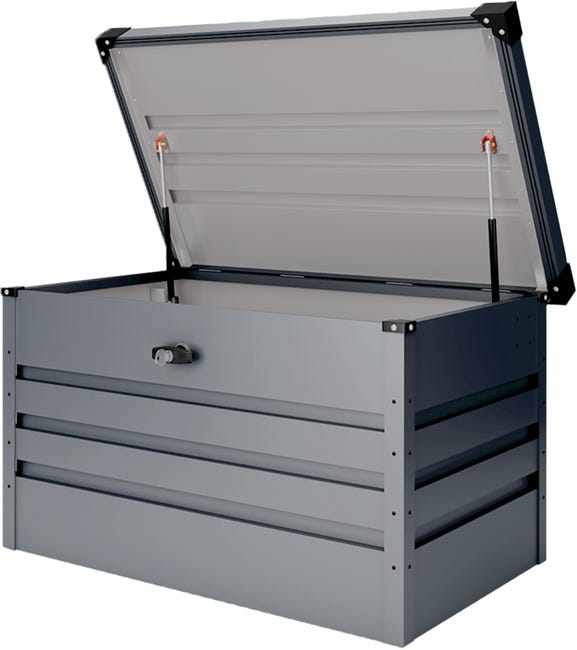 Arcón de exterior de metal Arcon Metalico Hoggar Bergen 400 L 132x62x61 ...