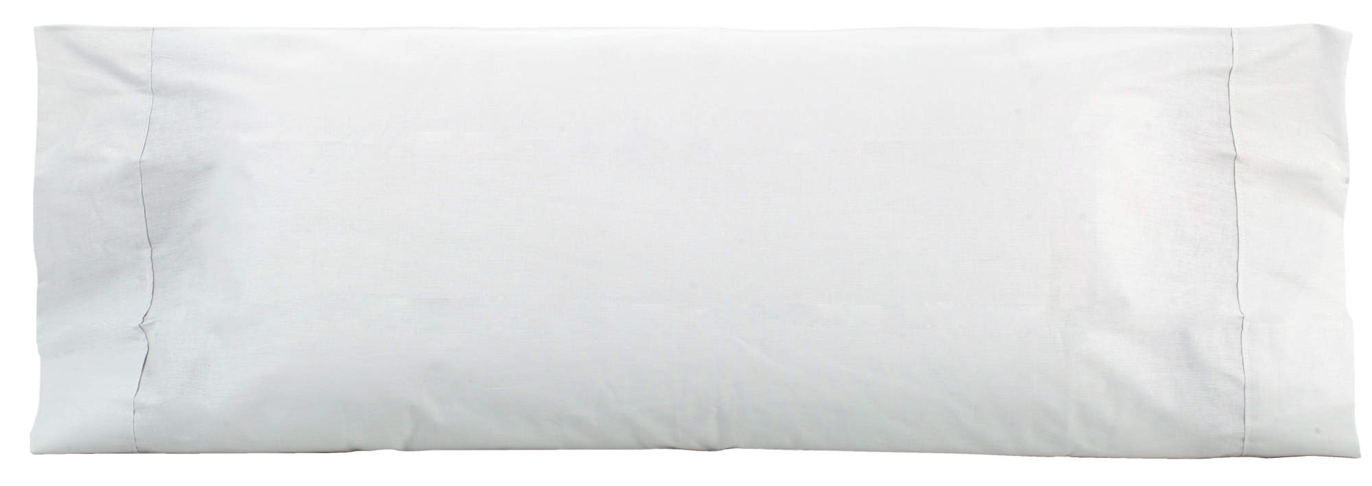 Funda de almohada de algodón 144 hilos gris para cama de 180 cm
