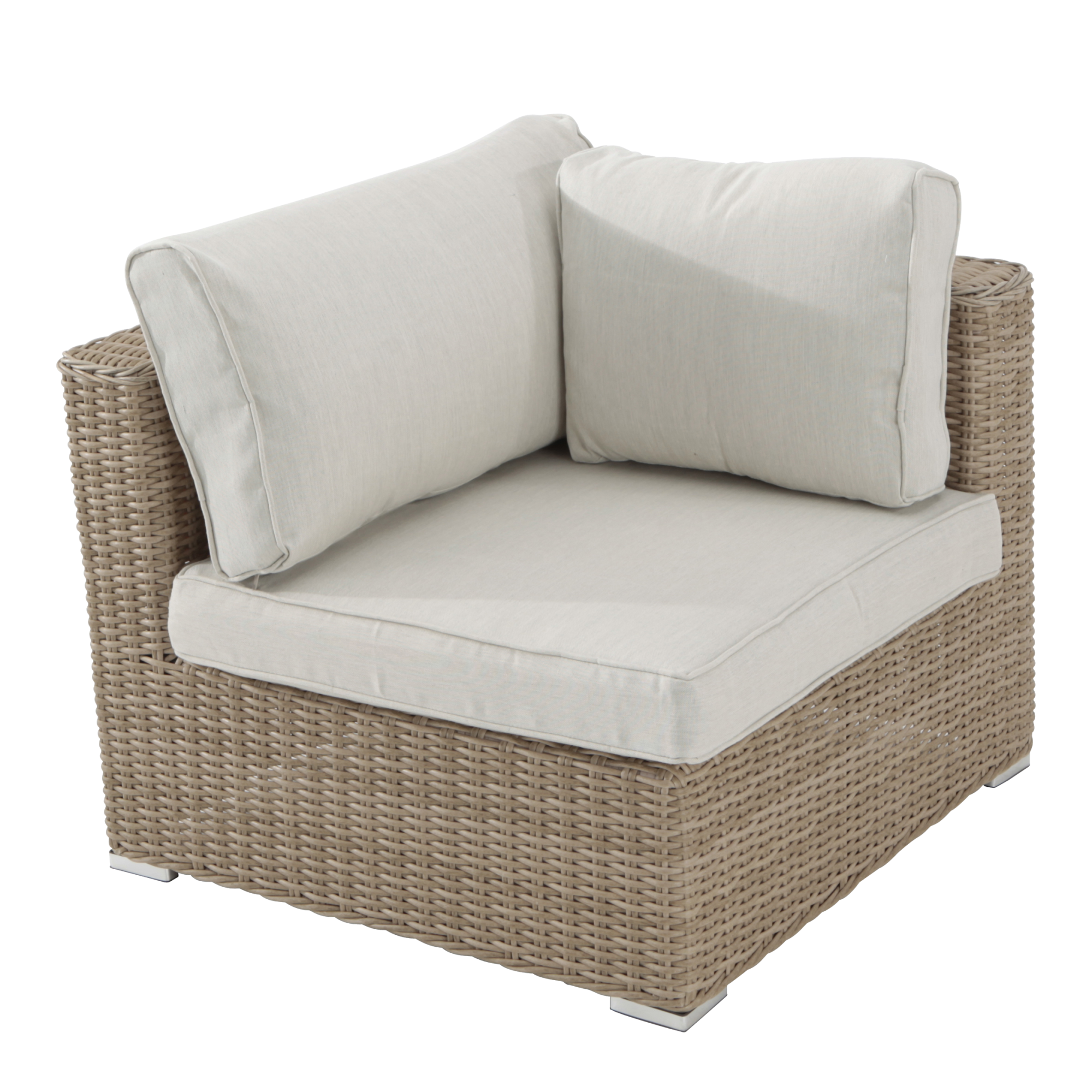 Set 2 sillones exterior aluminio y ratán costa rica beige parte de un conjunto de la marca NATERIAL Set 2 sillones exterior aluminio y ratán costa rica beige parte de un conjunto de la marca NATERIAL