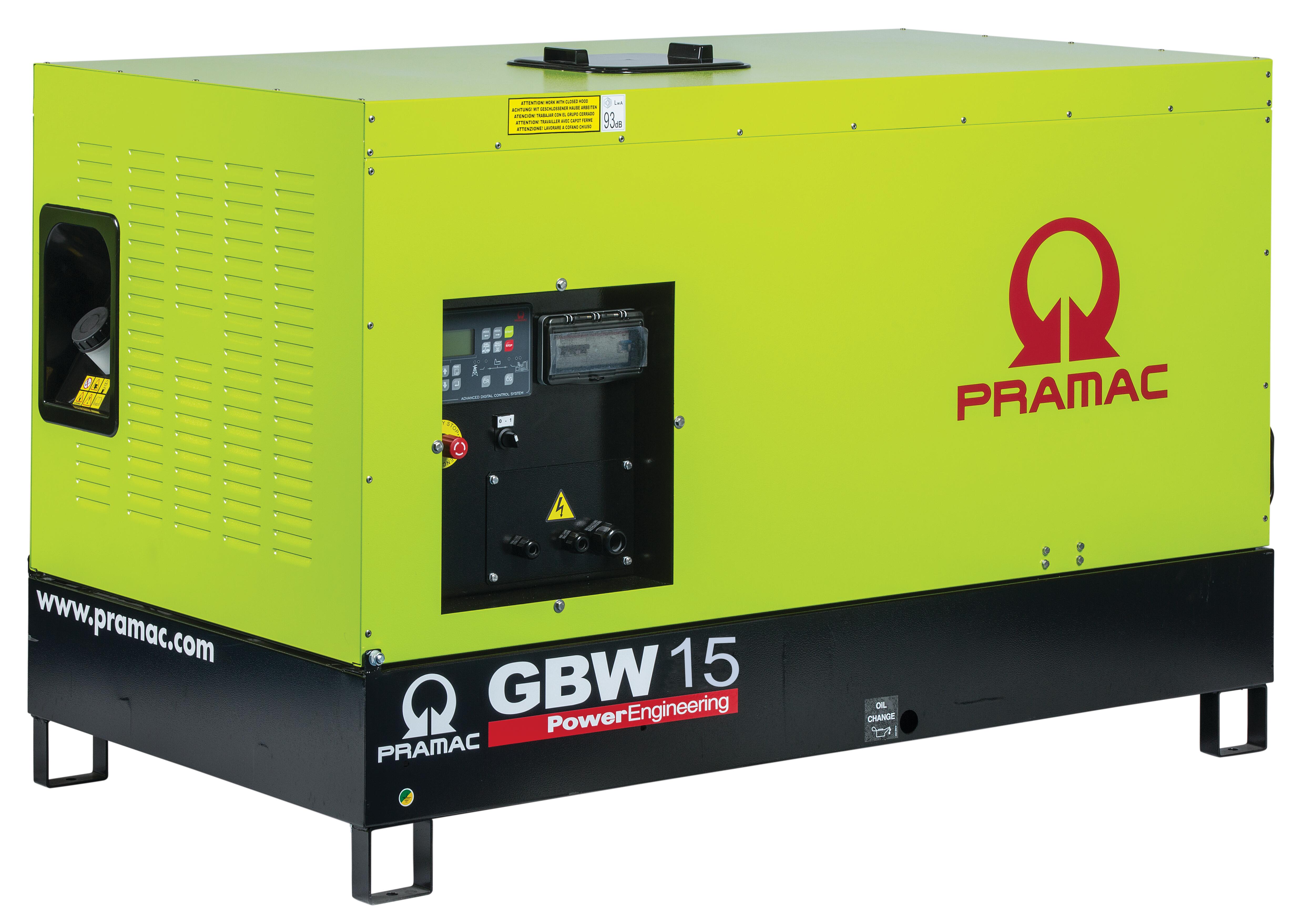Generador diesel pramac gbw15p acp de 10200w