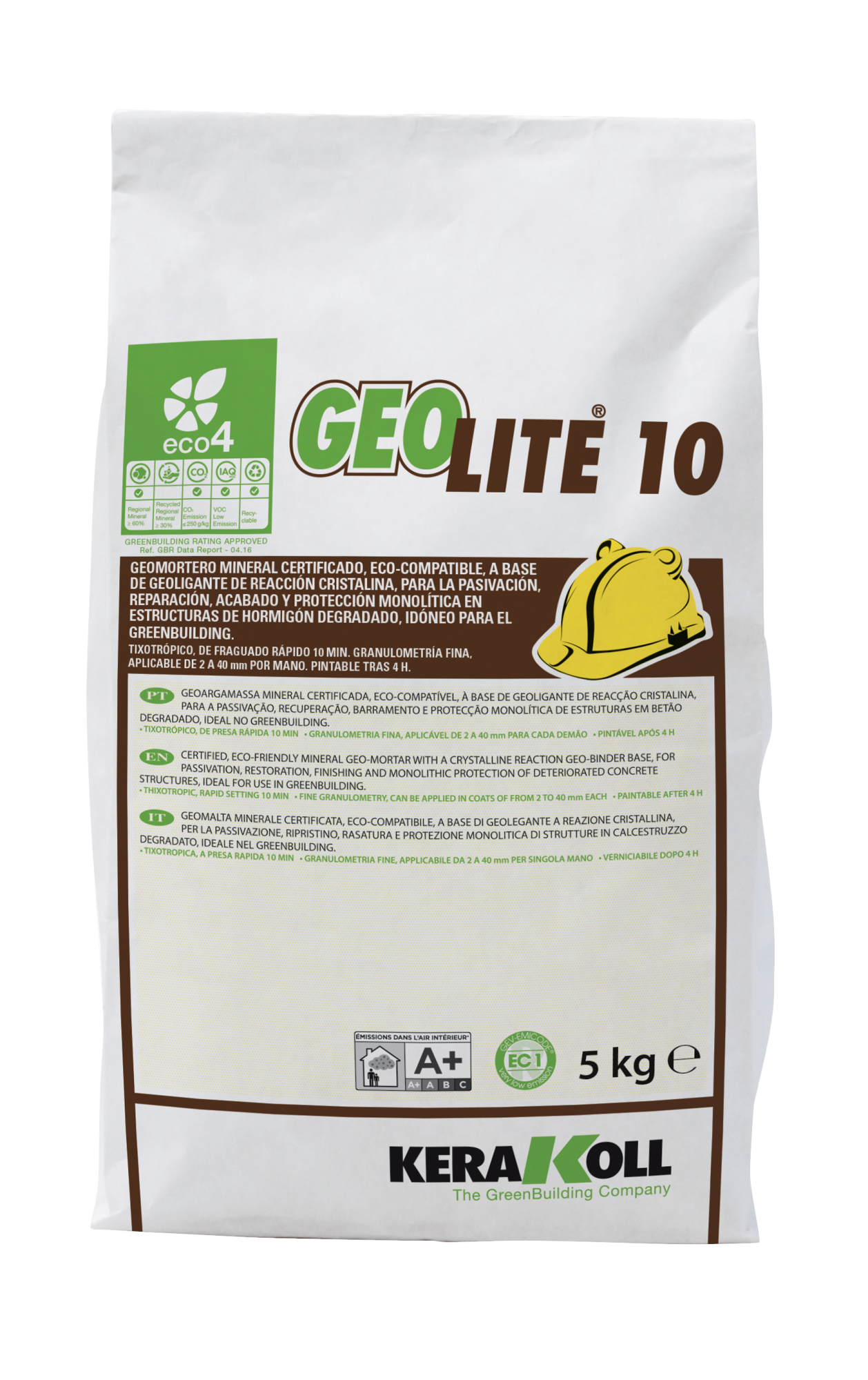 Mortero geolite 10 KERAKOLL 5 kg gris | Leroy Merlin