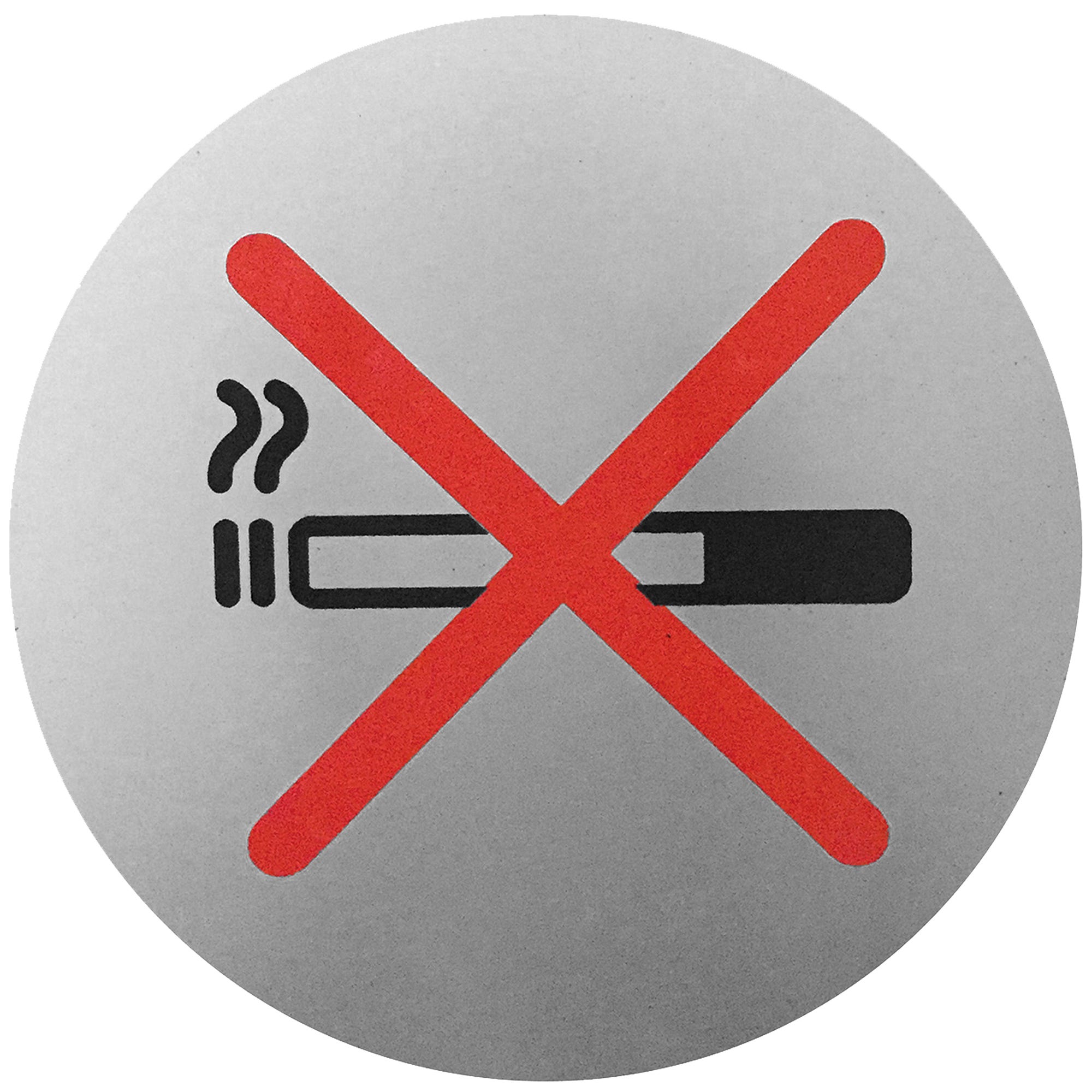 Plancha de señalización Prohibido Fumar 9 Cm