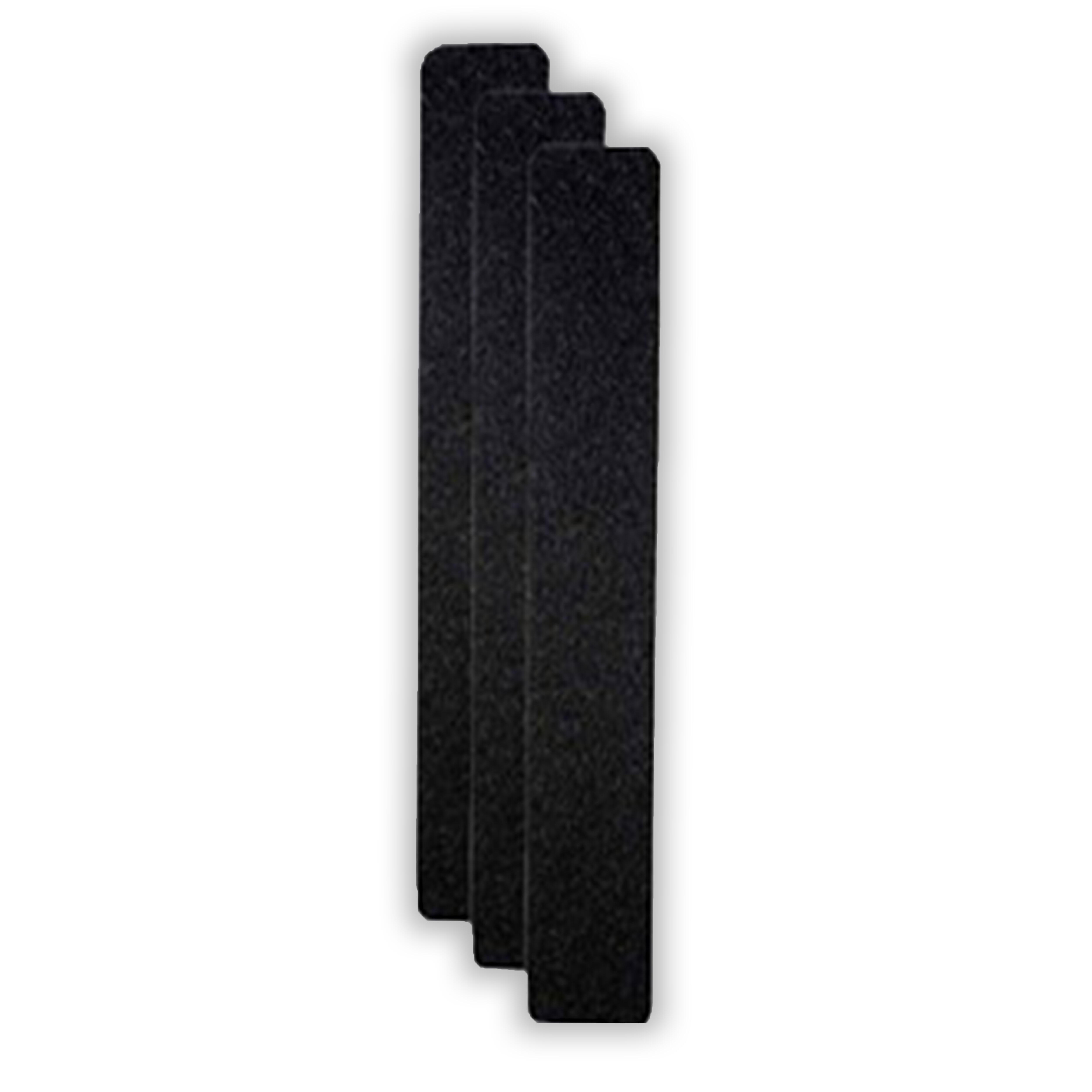 Pack 3 cintas antideslizantes adhesivas color negro 40 x 5 cm grosor