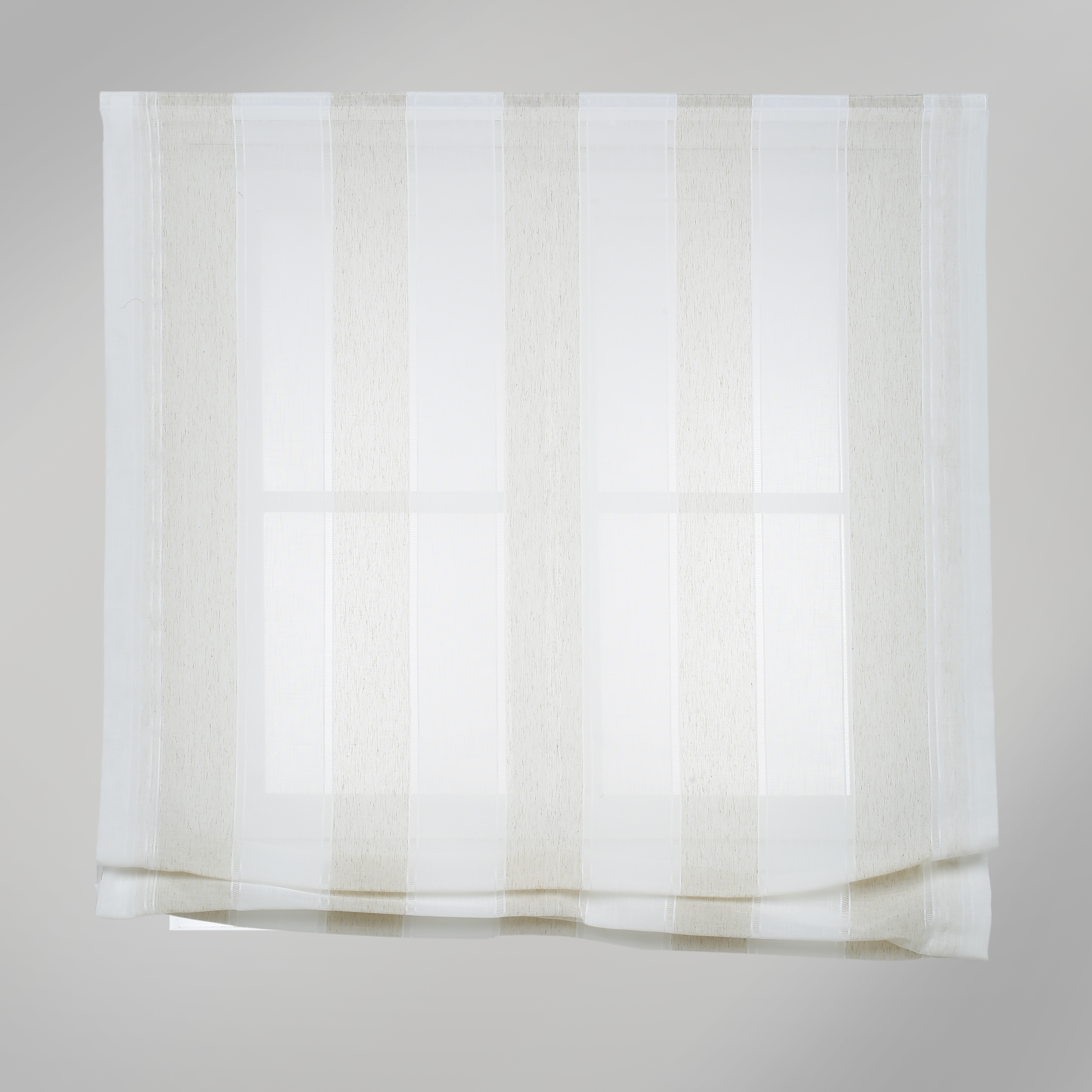 Estor Plegable textil traslúcido Blanco sin varillas 90 x 250 cm