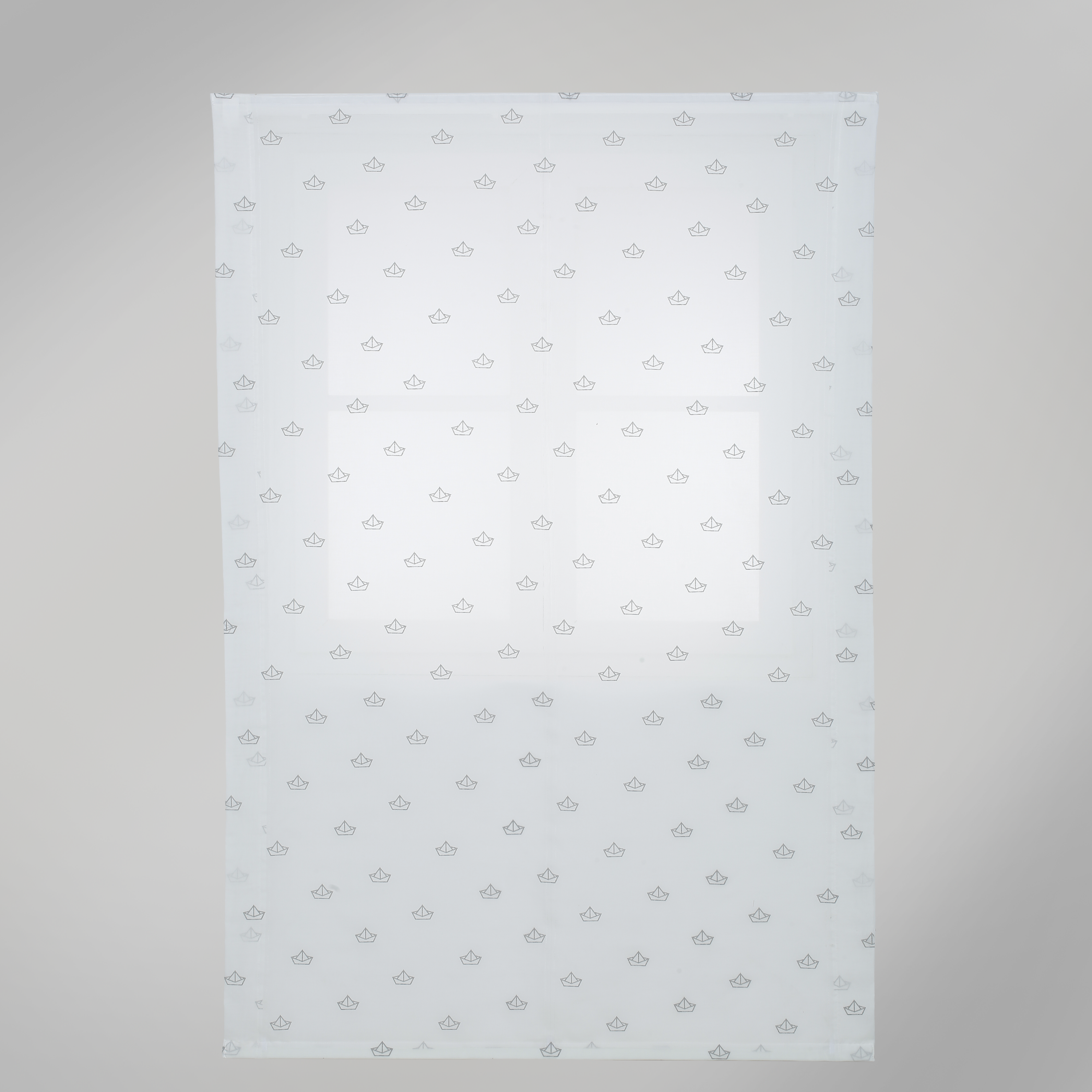 Estor plegable paqueto barcos blanco de 120x175 cm