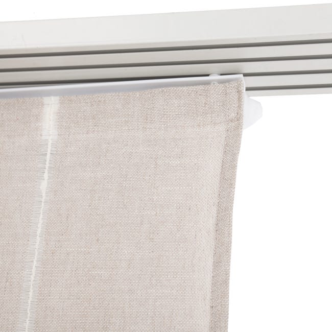 Perfil con tejido autoadherente para bandó de cortinas 1,5 m