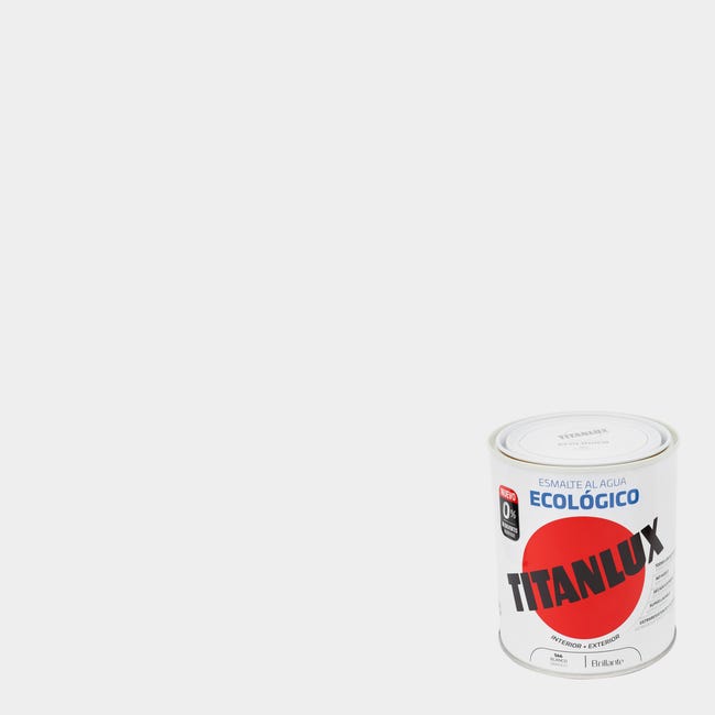 Esmalte al agua TITANLUX blanco brillo 2,5L | Leroy Merlin
