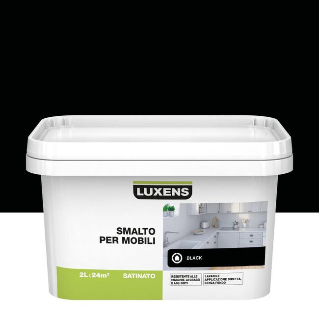 Esmalte para mueble de cocinas y baños satinado LUXENS 750 ml gris