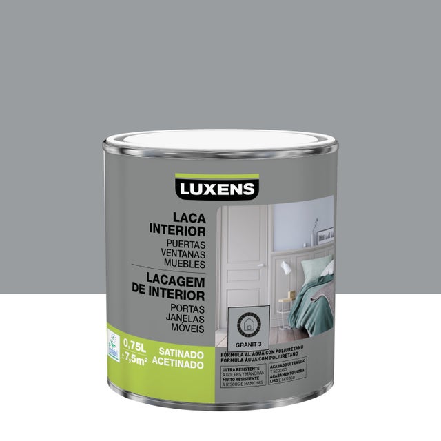 Pintura al agua suelo interior satinado LUXENS 2.5l granit3