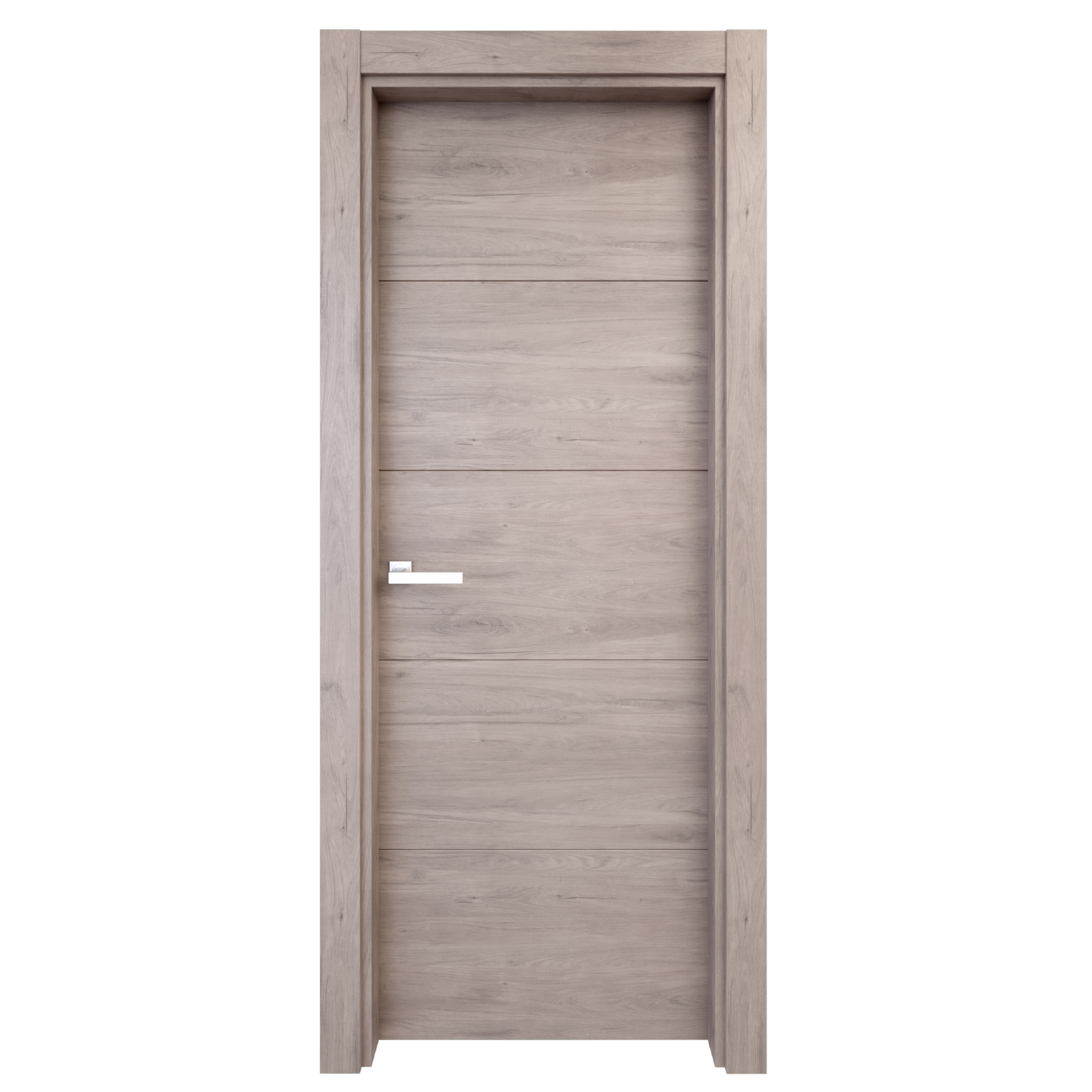 Puerta berna gris de apertura izquierda de 72.5cm de la marca CASTALLA