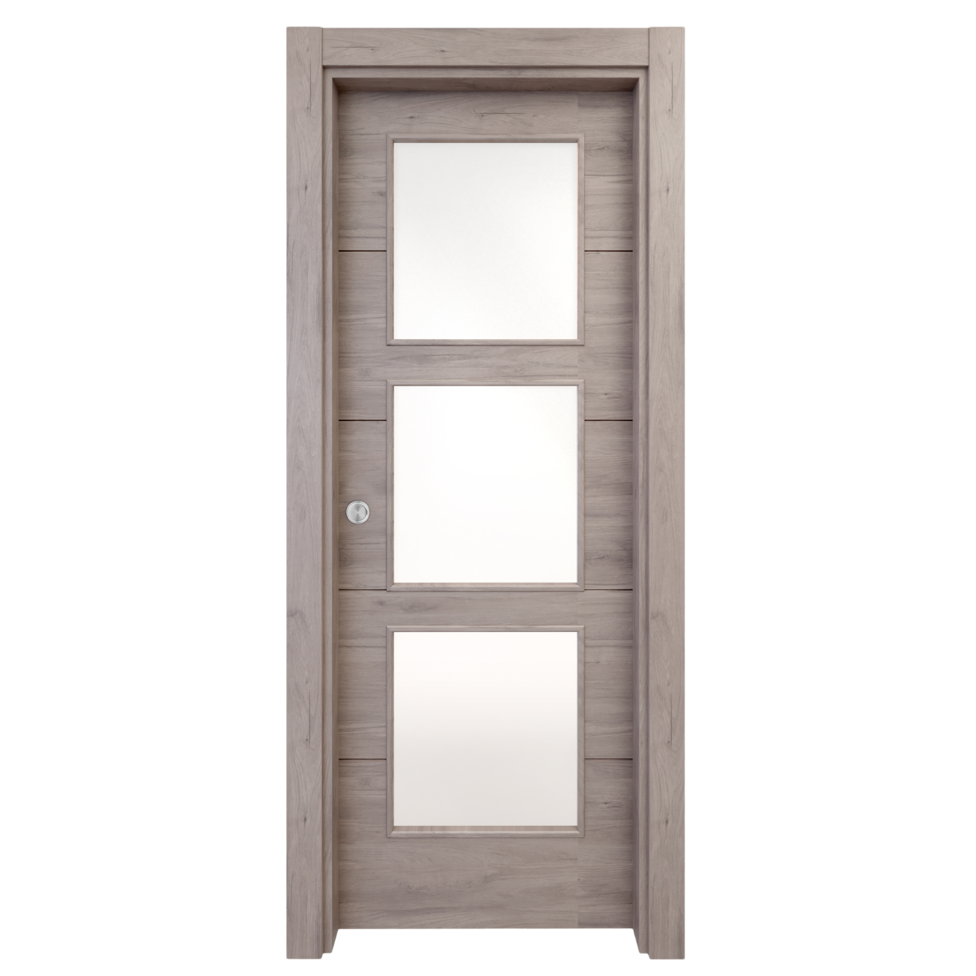 Puerta corredera con cristal berna gris de 82.5 cm de la marca CASTALLA