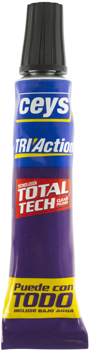 Sellador adhesivo Total Tech transparente 125 ml Ceys · Pereda