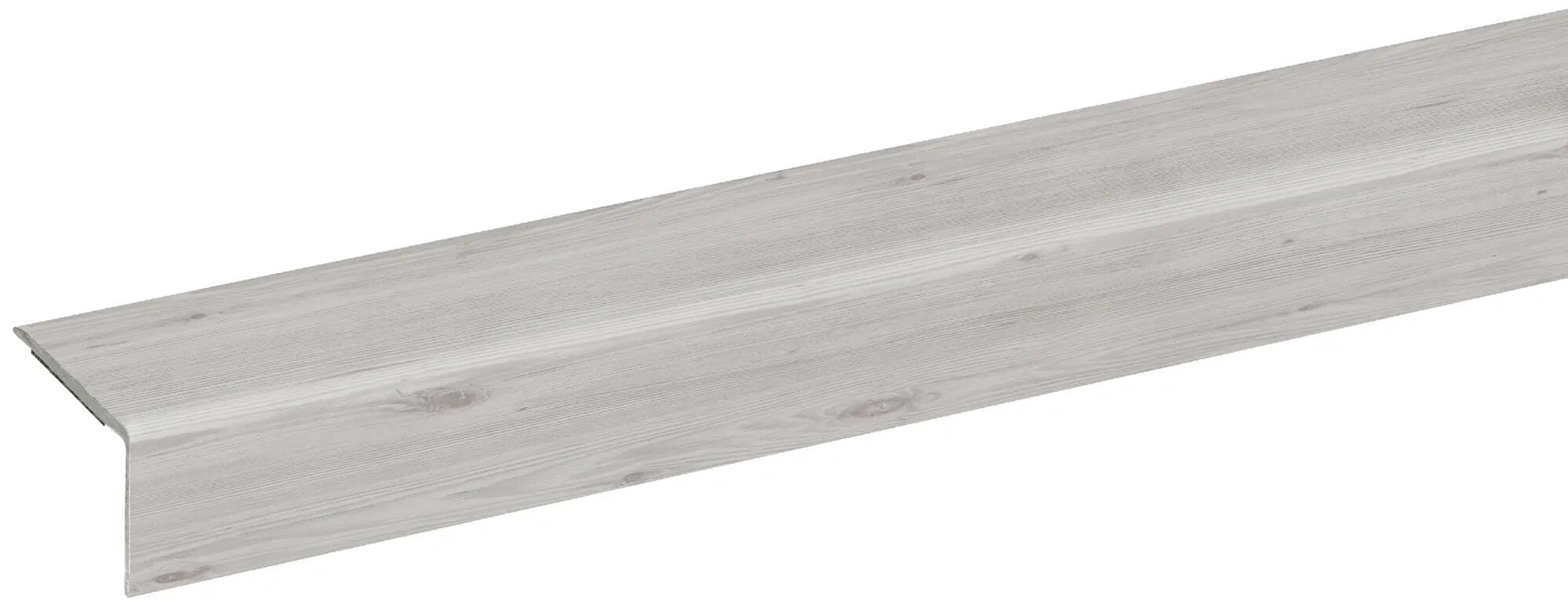 Perfil de acabado de aluminio blanco 95 cm mod003