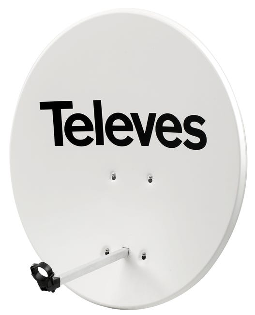 Organizar obturador cantidad de ventas Antena parabólica TELEVÉS de 80 cm | Leroy Merlin