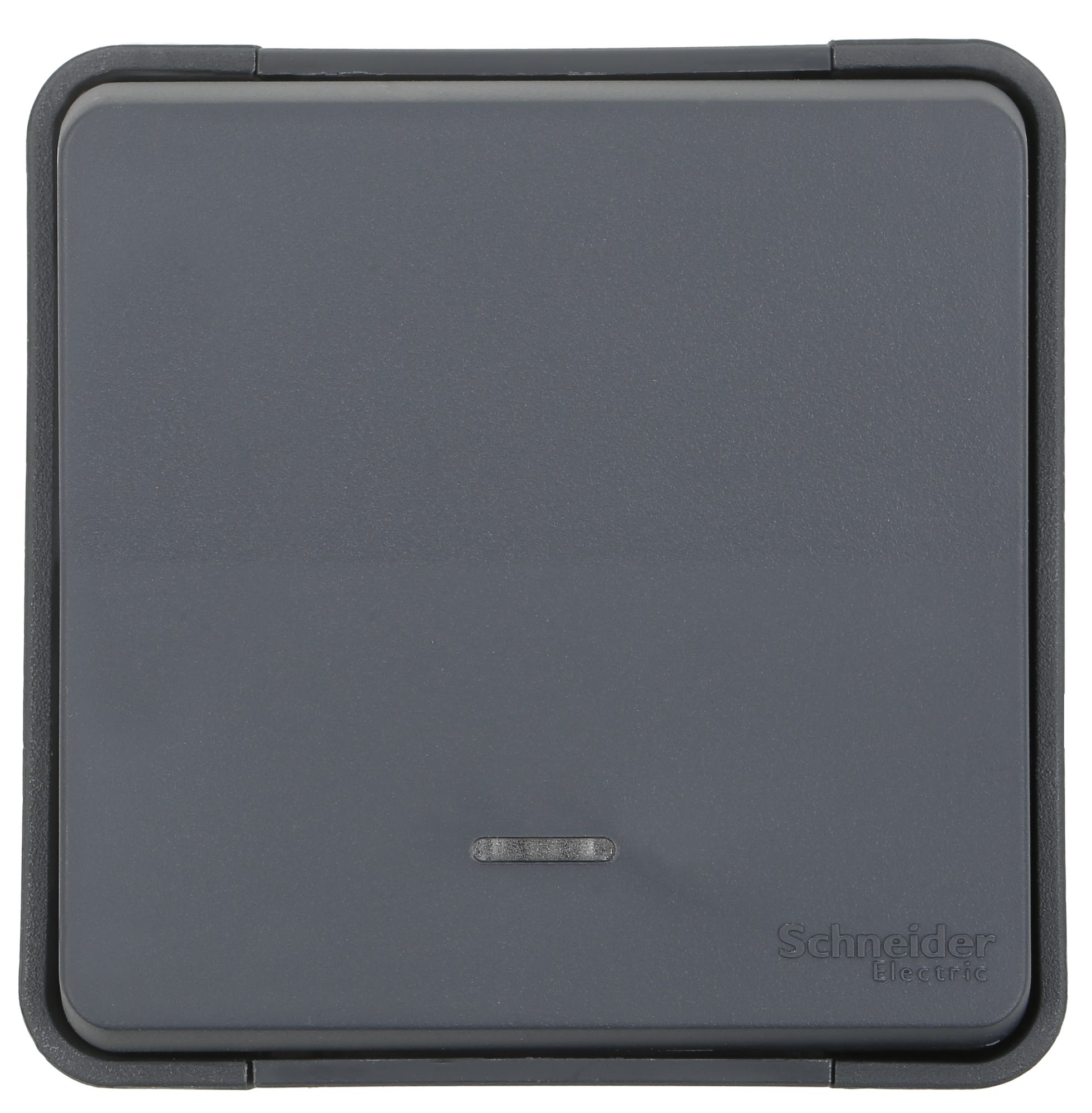 Interruptor LED SCHNEIDER Mureva superficie gris | Leroy Merlin