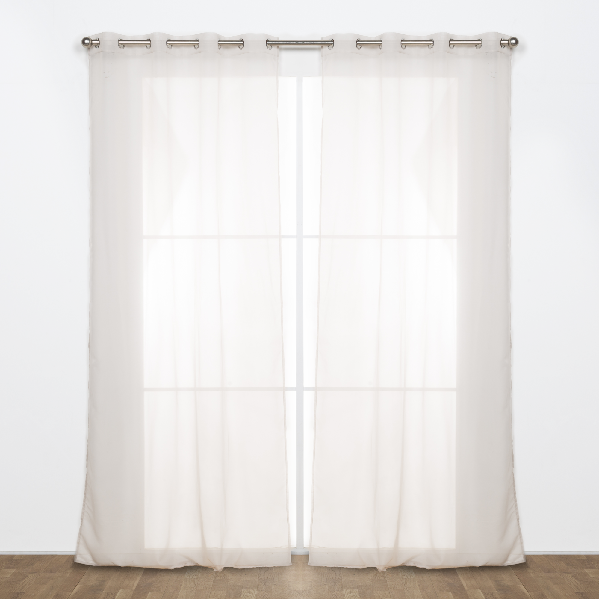 Visillo De Rollo Visillo ollaos Liza INSPIRE rayas beige de 140x280cm | Leroy Merlin