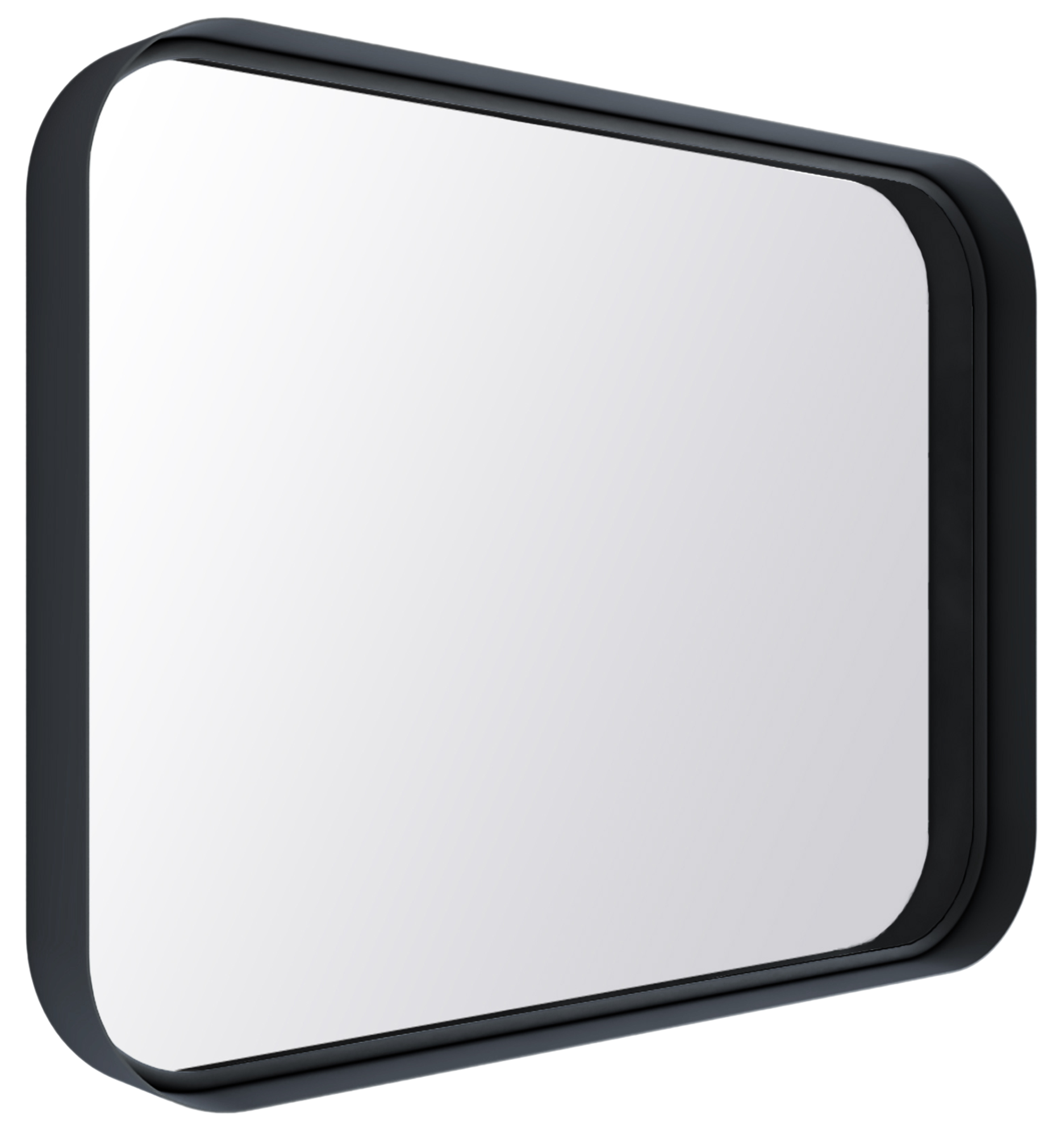 Espejo enmarcado rectangular kende negro 60 x 80 cm