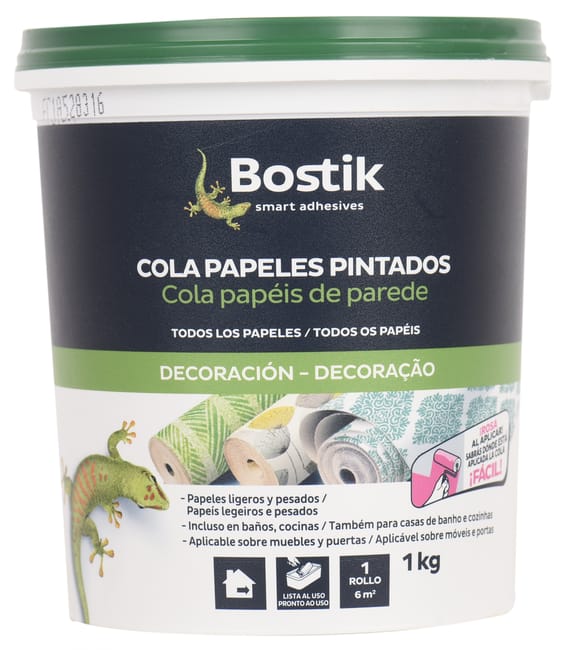 Cola para papel pintado rosa 1 kg Leroy Merlin Cola para papel pintado rosa 1 kg Leroy Merlin