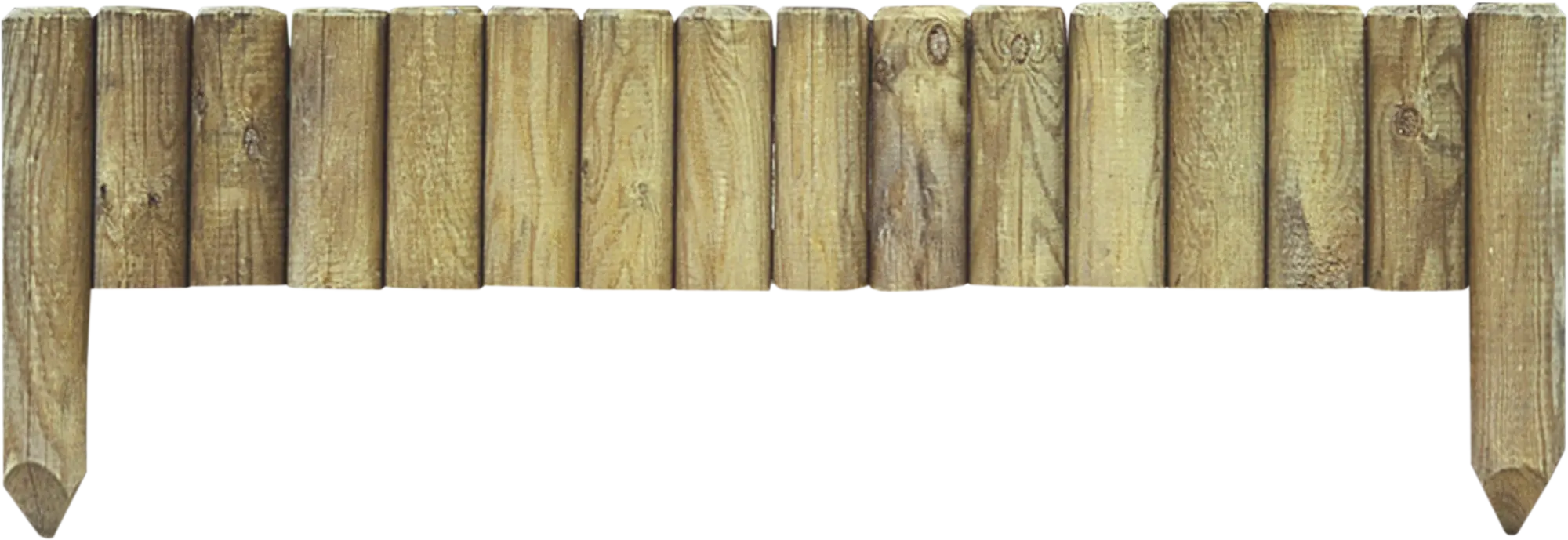 Bordura recta de madera border 20/40x112 cm