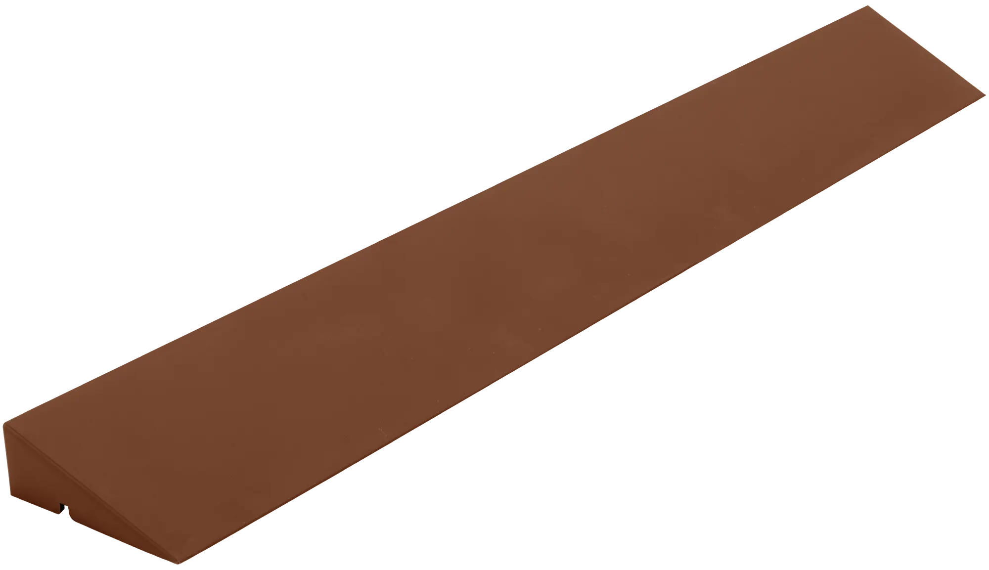 Rodapié de composite marrón de 10x3.3 cm