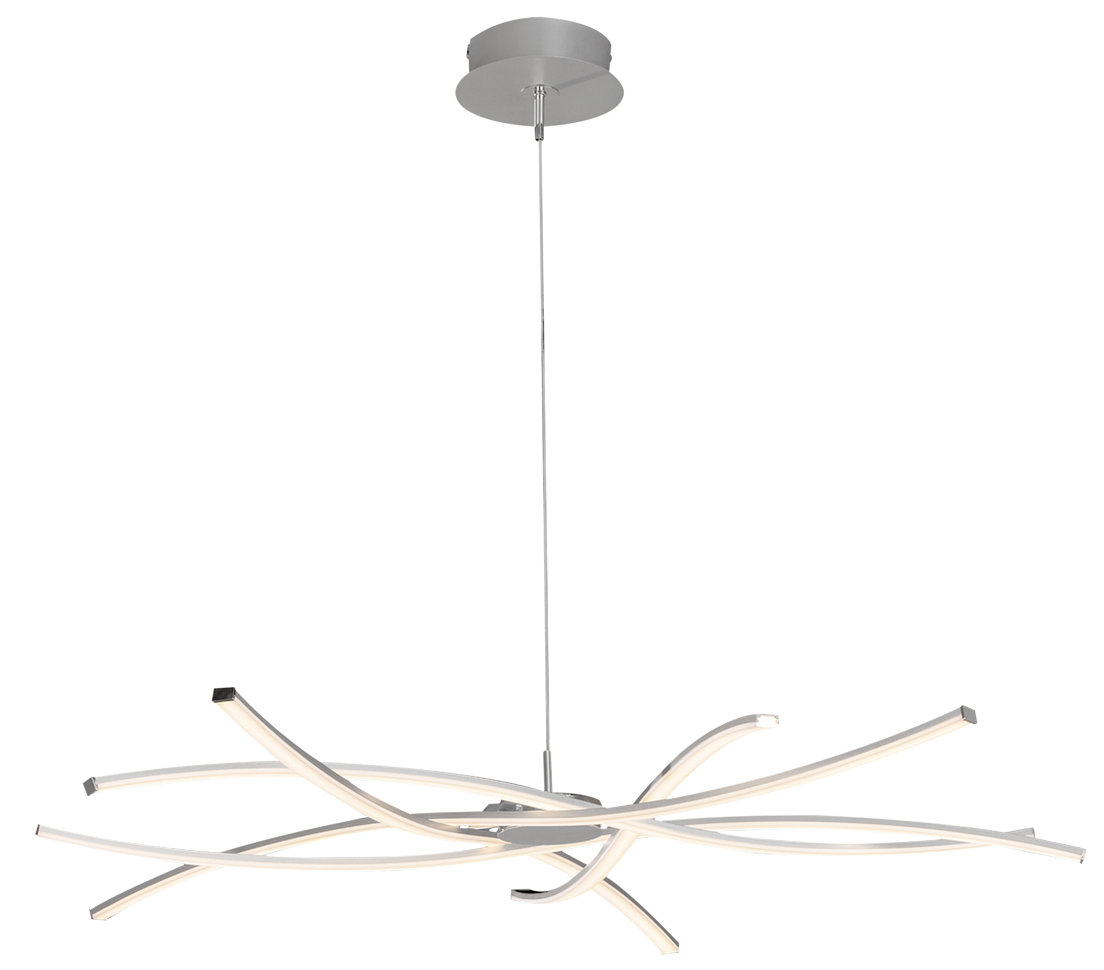 Lámpara de techo aire 1 luces módulo led 100 cm gris
