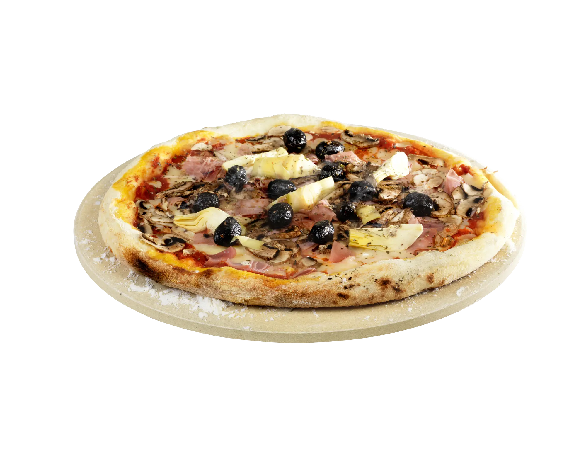 Piedra para pizza de piedra 37x4.5x37.5 cm