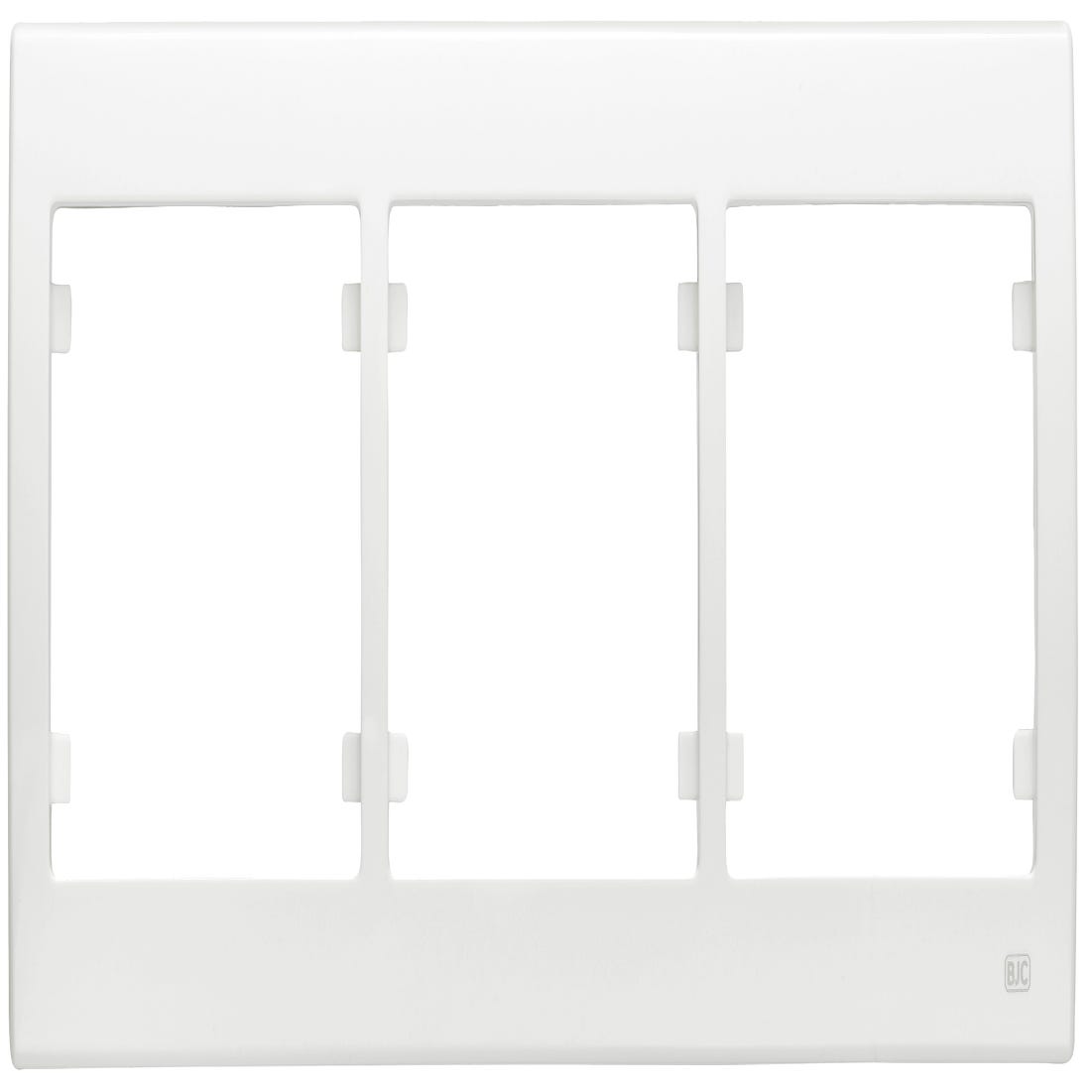 Marco embellecedor color blanco para 4 interruptores Serie Viva de BJC