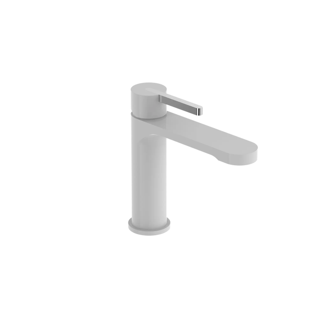 Grifo lavabo alto Batlo con desague semiautomático blanco - 3244511 -  Galindo - LuxCover