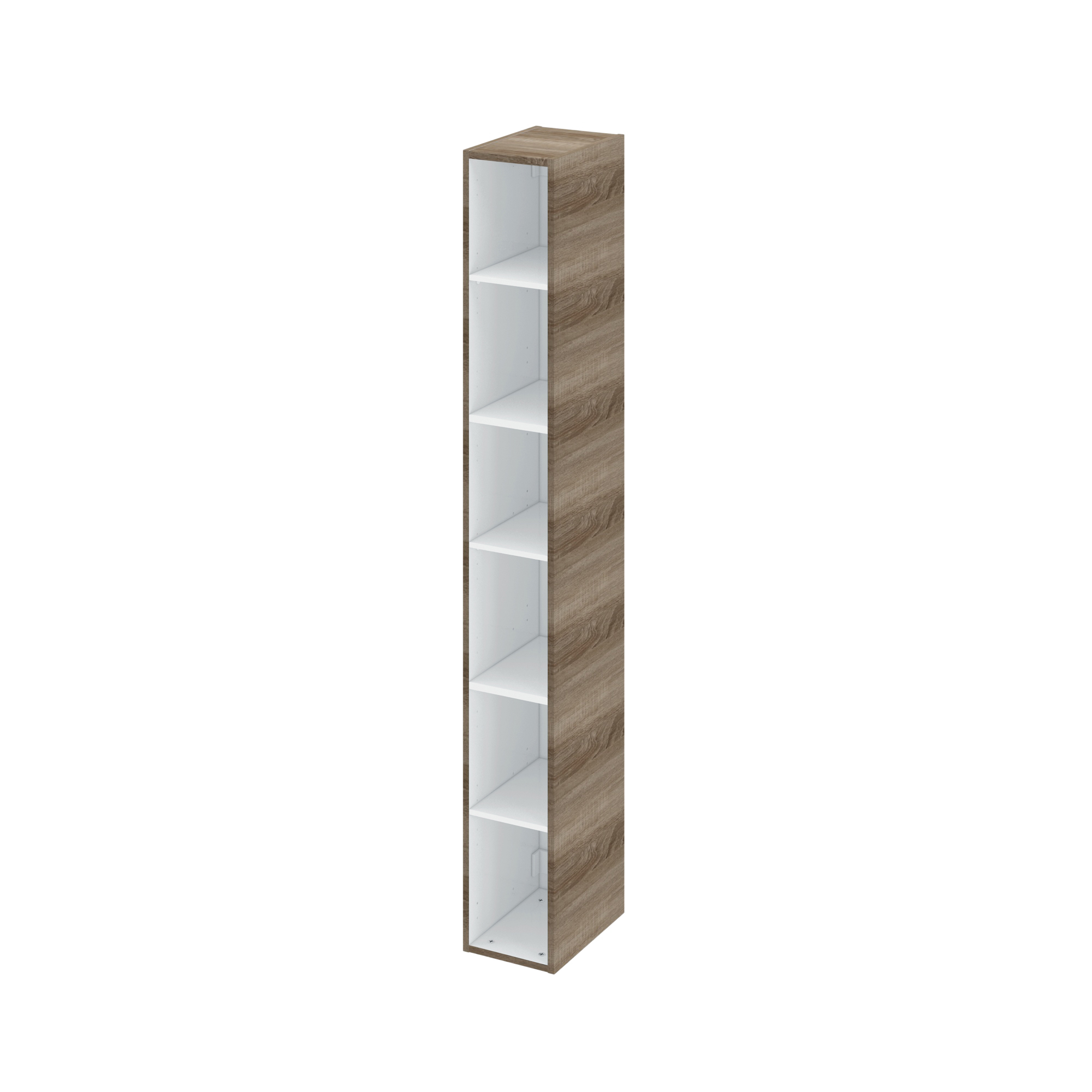 Casco columna de baño remix roble gris 172.9x22.5x33 cm