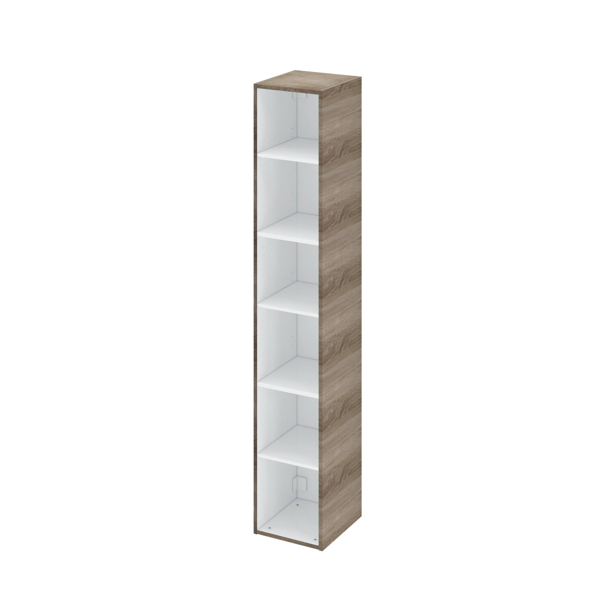 Casco columna de baño remix decoración roble gris 172.9x30x33 cm