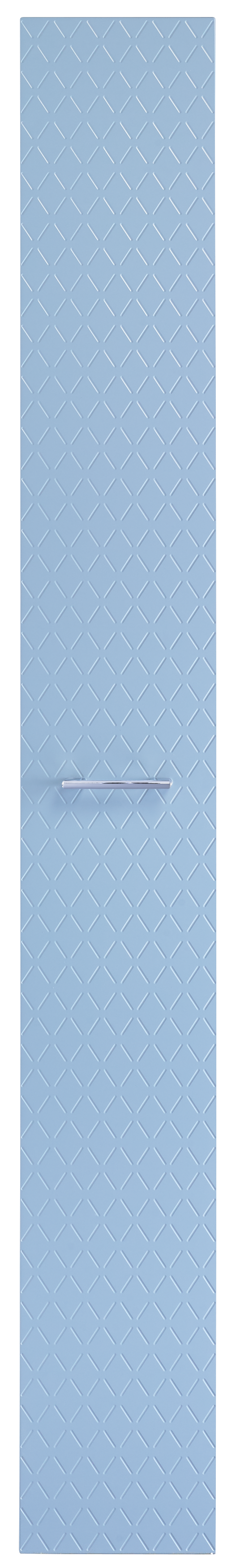 Puerta mueble baño azul22.2x172.5cm 1 ud
