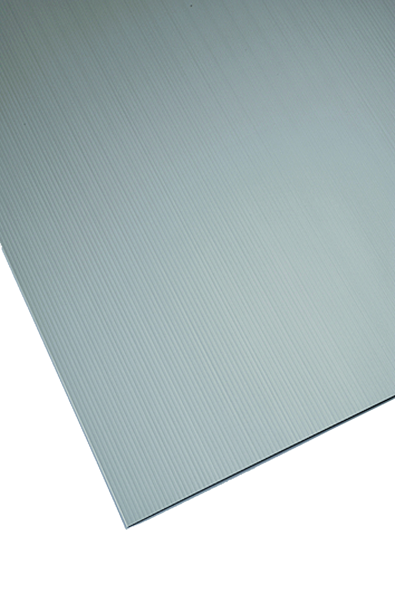 Placa de polipropileno gris opaco de 2.5 mm de grosor y 150x50cm
