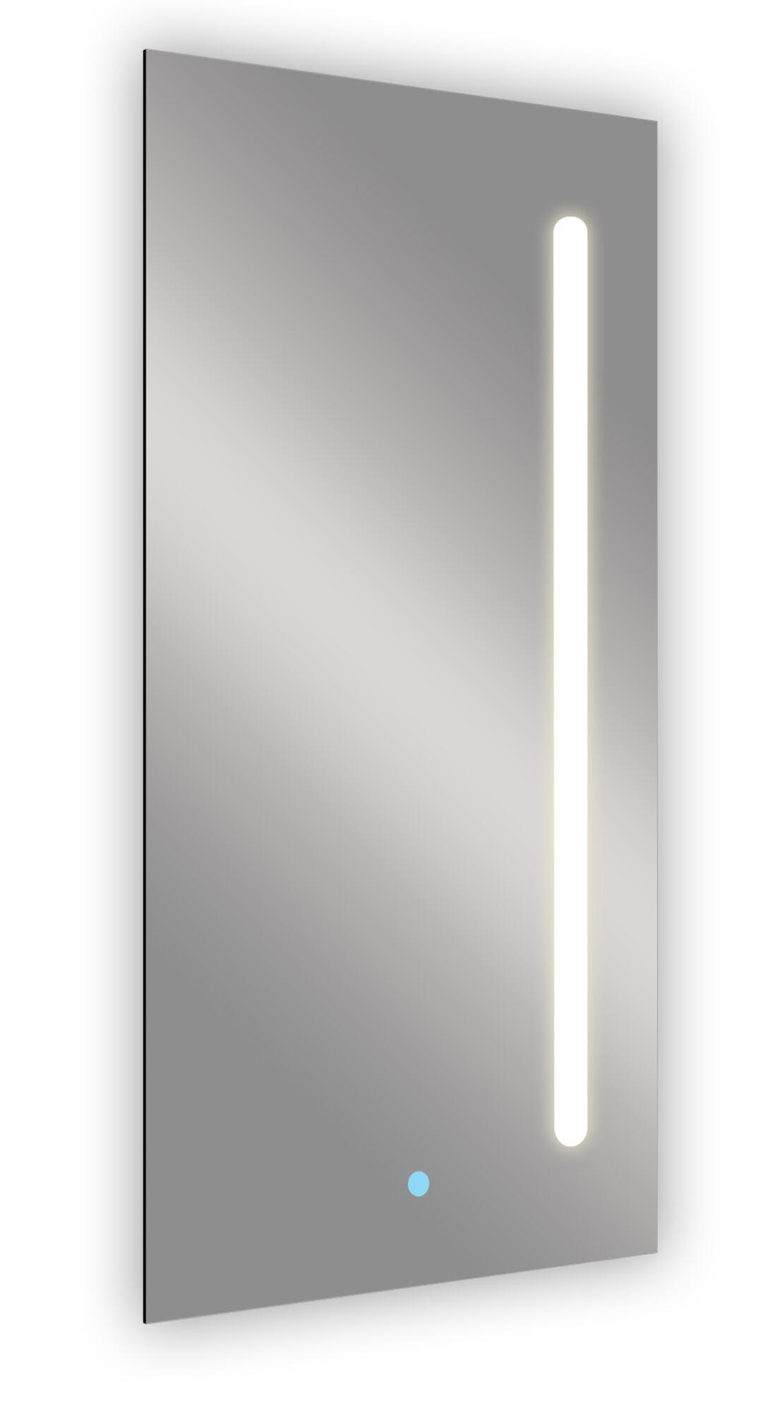 Espejo de baño con luz led push 90x45 cm