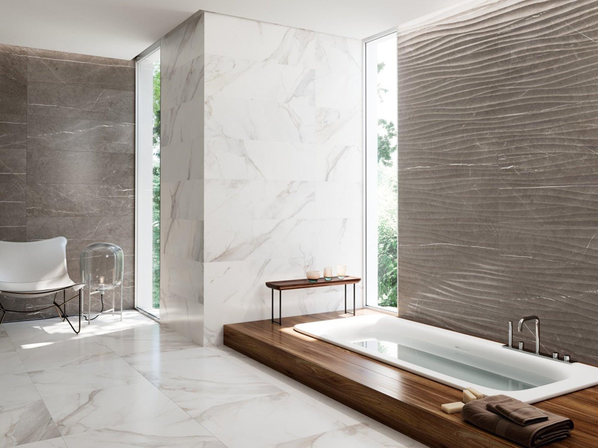 Azulejo Efecto M rmol Blanco Mate 31 5x100 Cm Calacatta GRESPANIA azulejo-efecto-m-rmol-blanco-mate-31-5x100-cm-calacatta-grespania