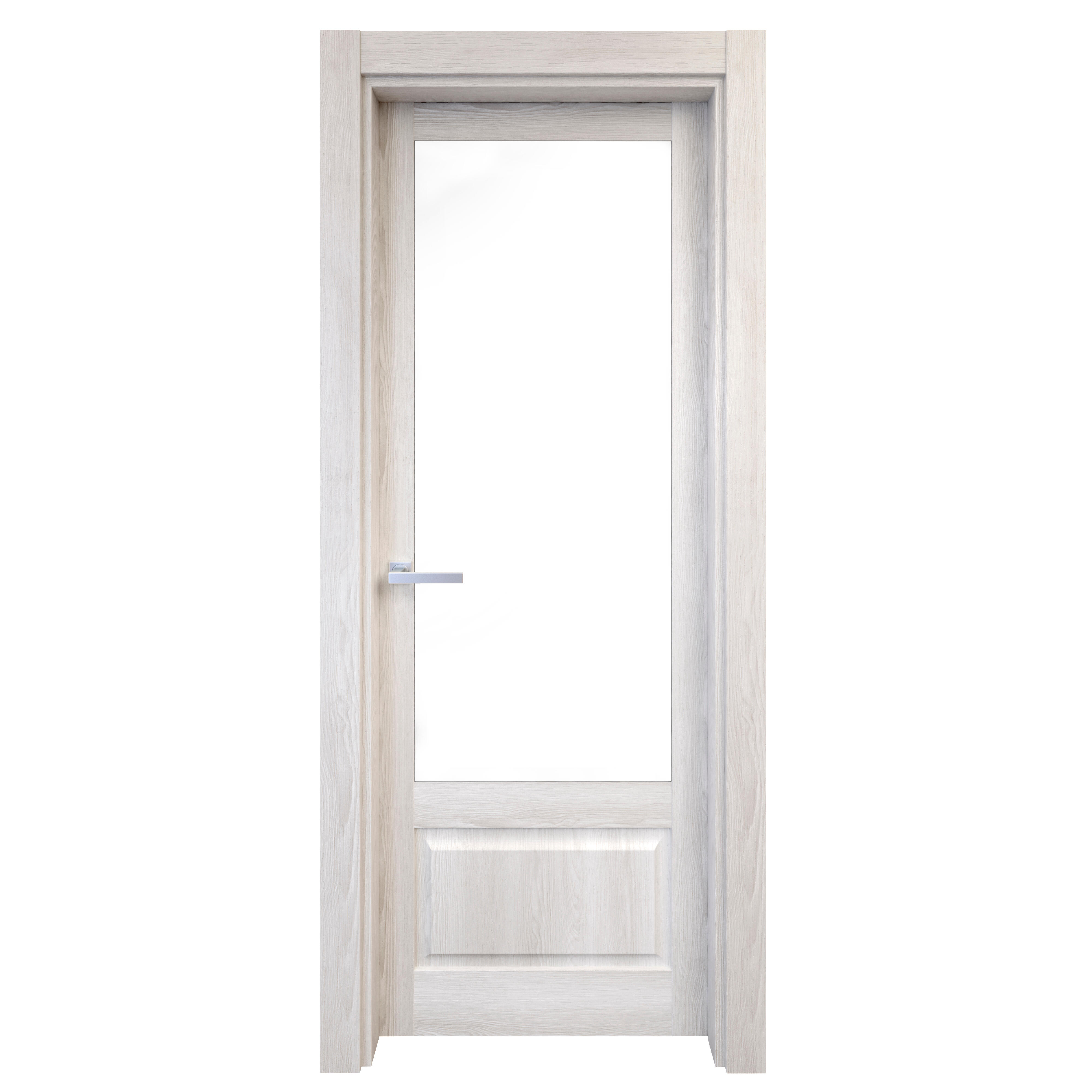 Puerta sofia plus blanco apertura derecha con cristal 82.5cm de la marca CASTALLA
