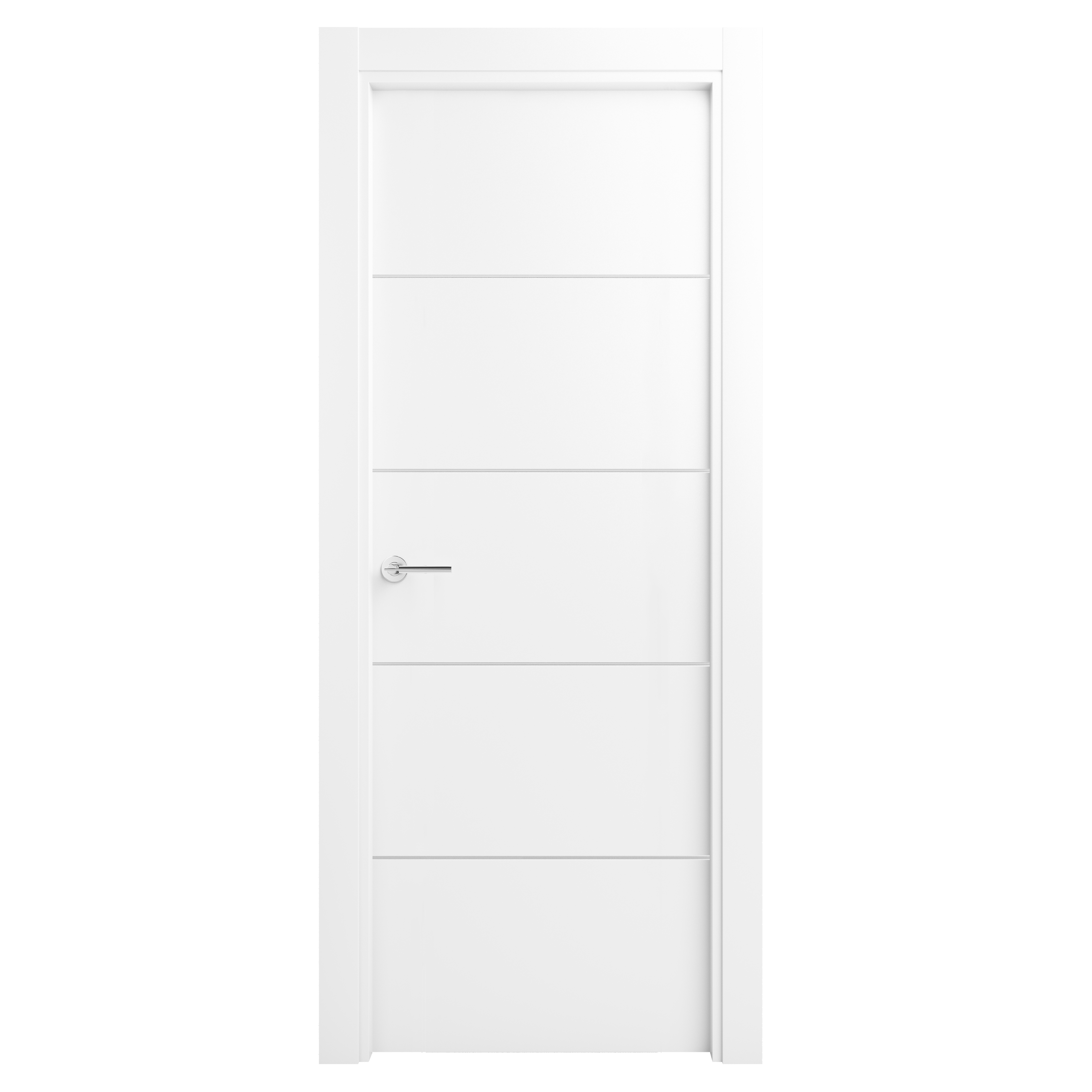Puerta lucerna premium blanco de apertura izquierda de 62.50 cm