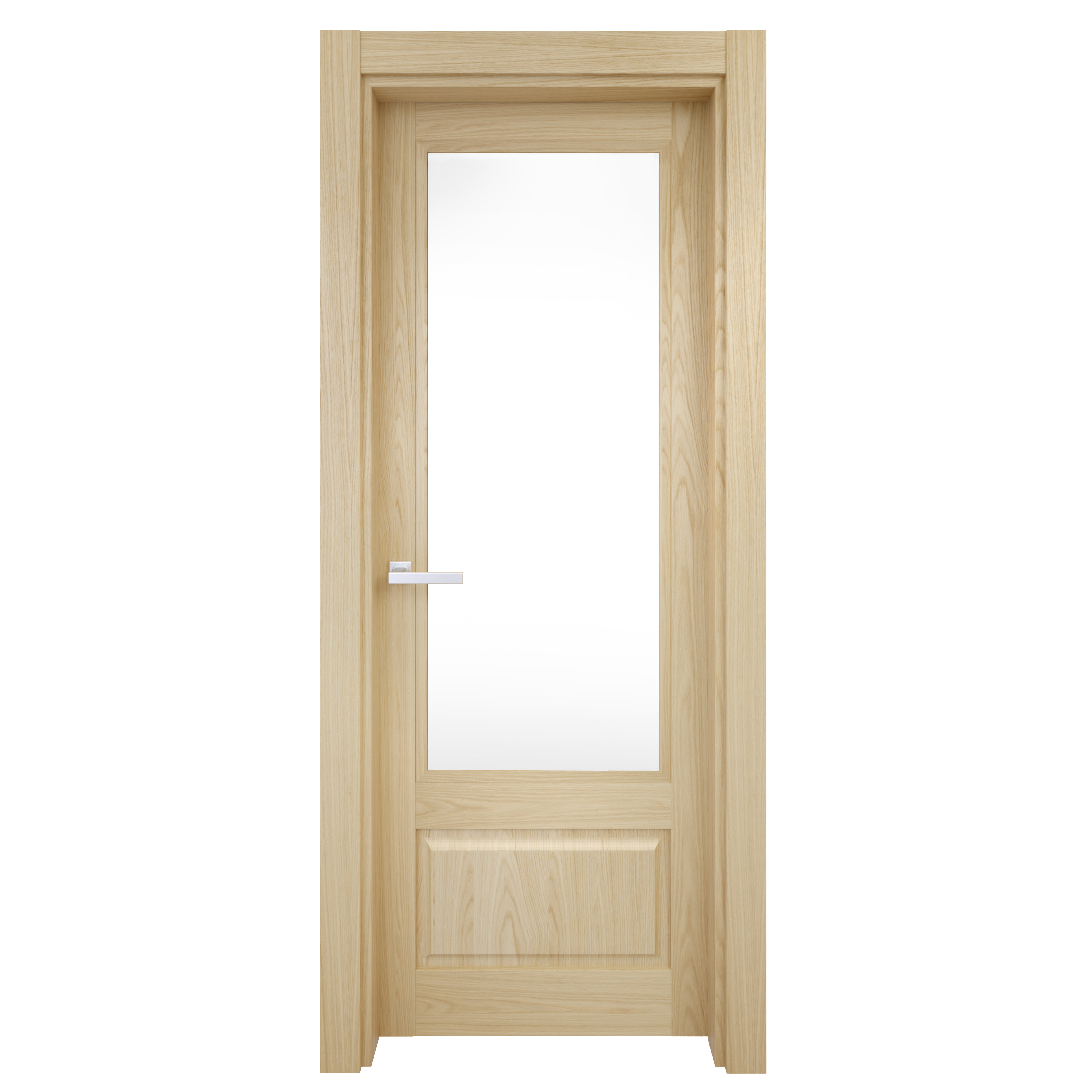 Puerta sofia plus blanco apertura izquierda con cristal 82.5cm