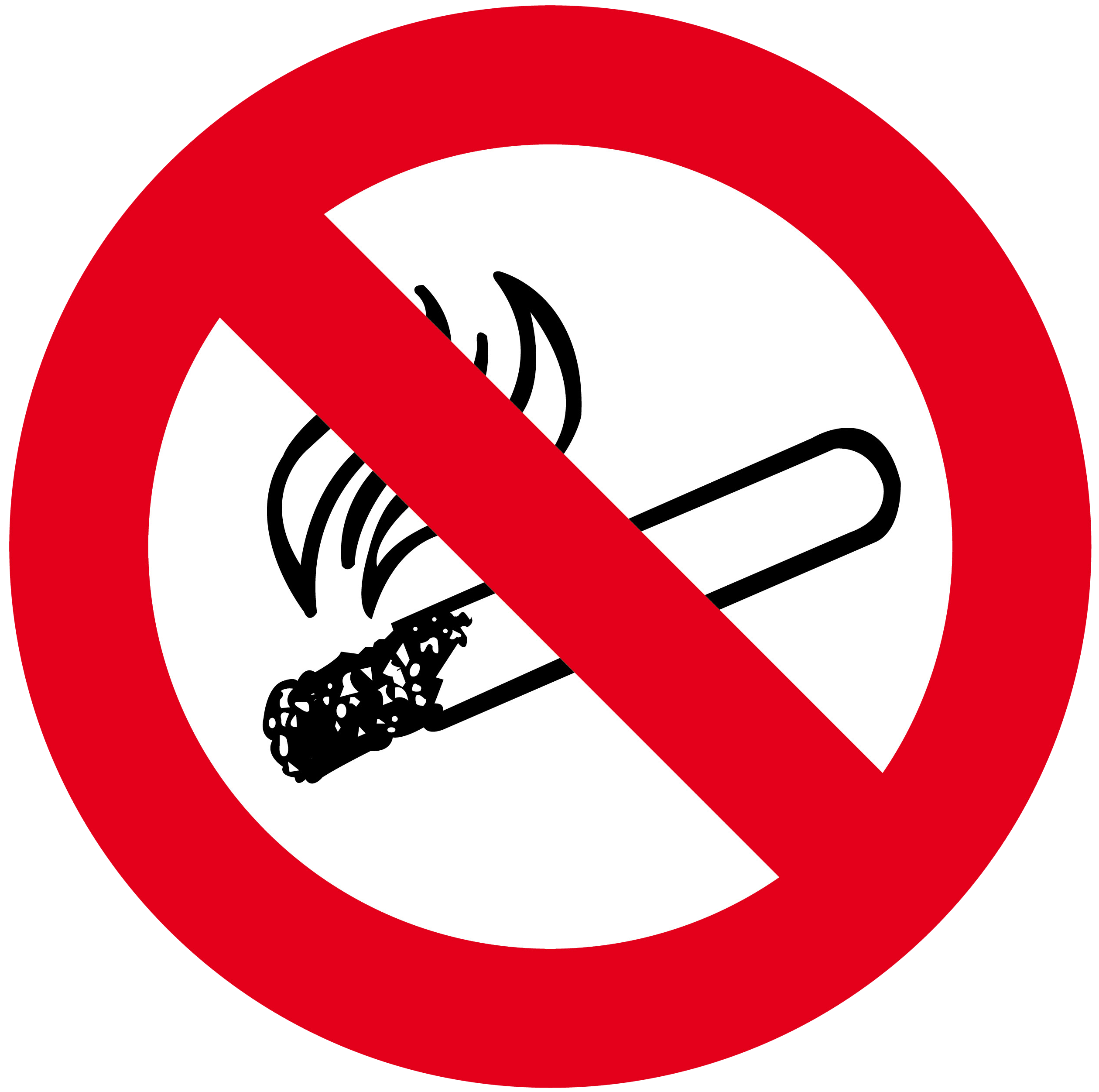 Adhesivo suelo prohibido fumar 30x30cm