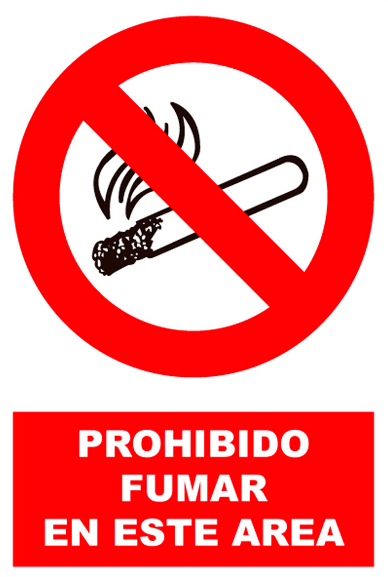 Cartel prohibido pasar 17x25 cm