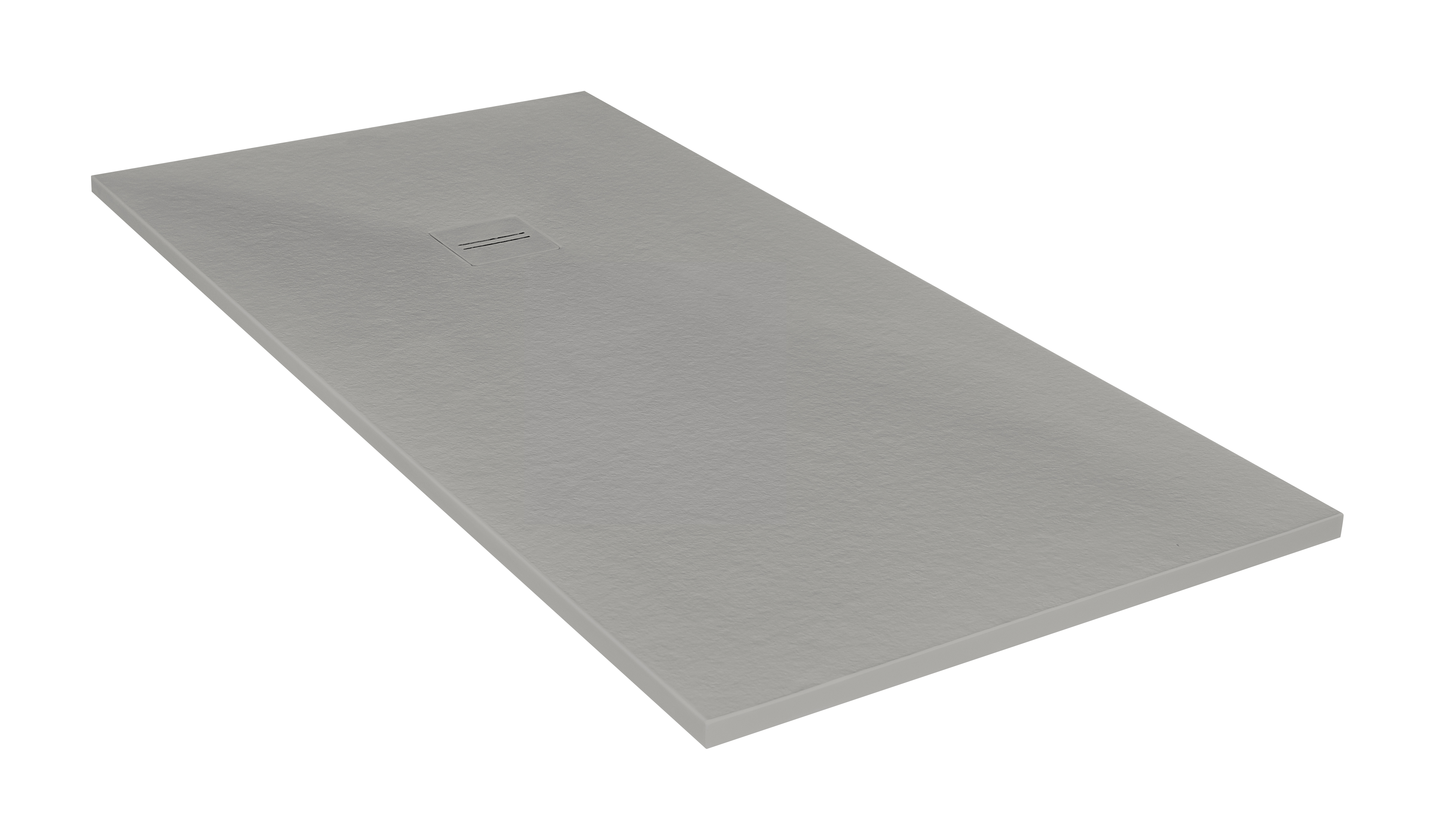 Plato de ducha cosmos 180x70 cm gris de la marca MOLDCOM COMPOSITES