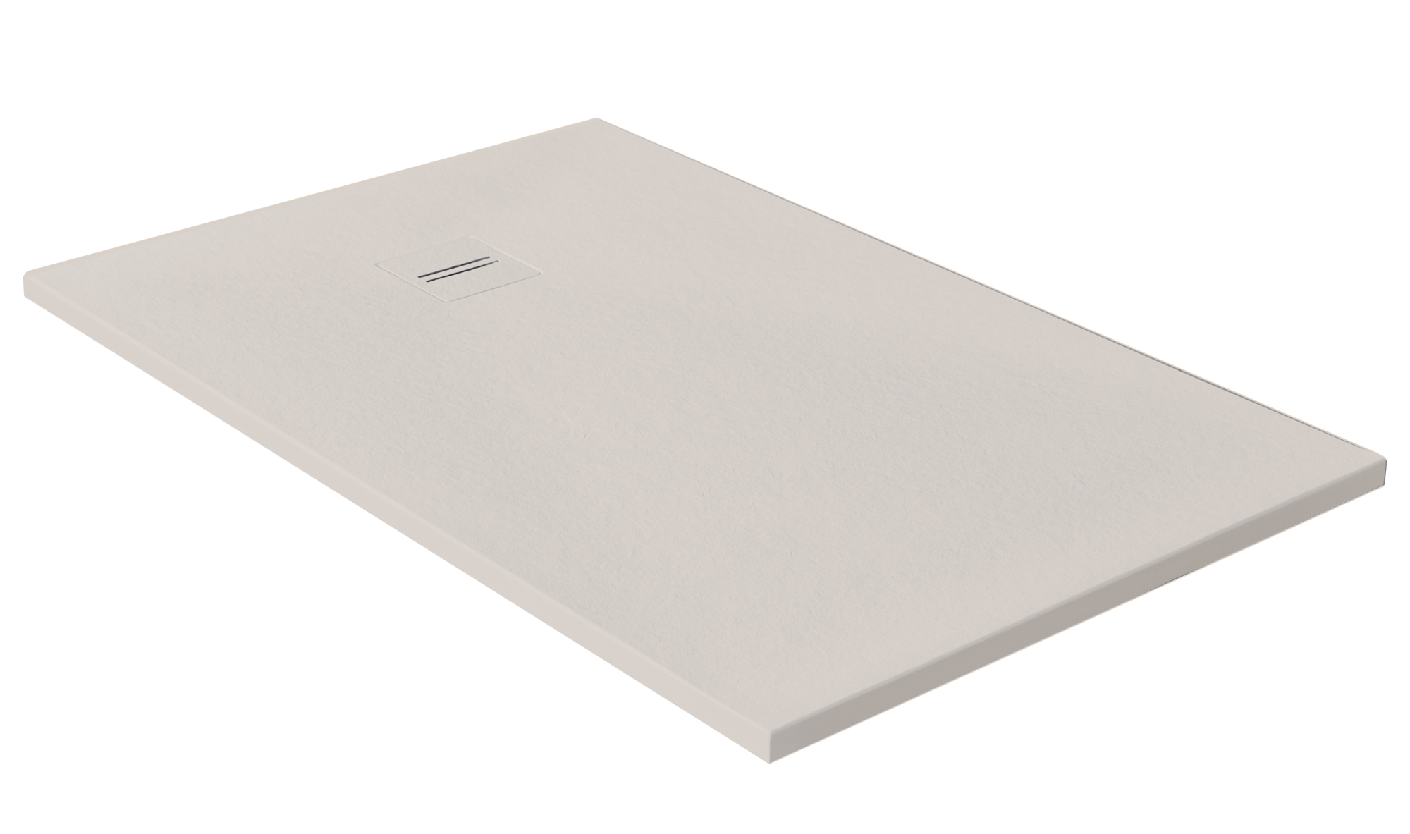 Plato de ducha cosmos 100x100 cm beige de la marca MOLDCOM COMPOSITES