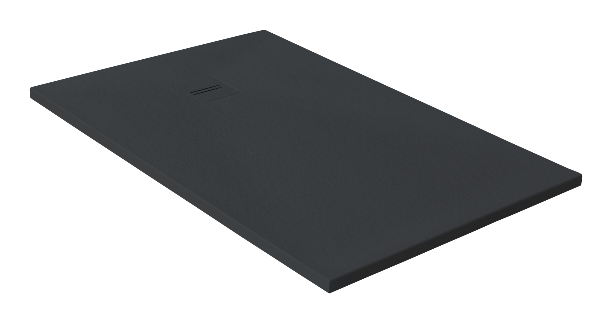 Plato de ducha cosmos 100x70 cm negro de la marca MOLDCOM COMPOSITES